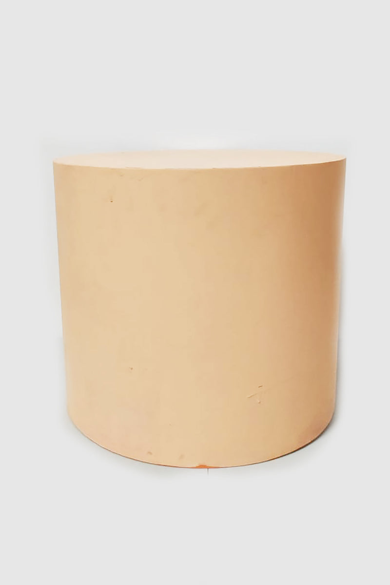 Light Orange Cylinder Block Plinth (H40-D45) – ProppedUpRentals