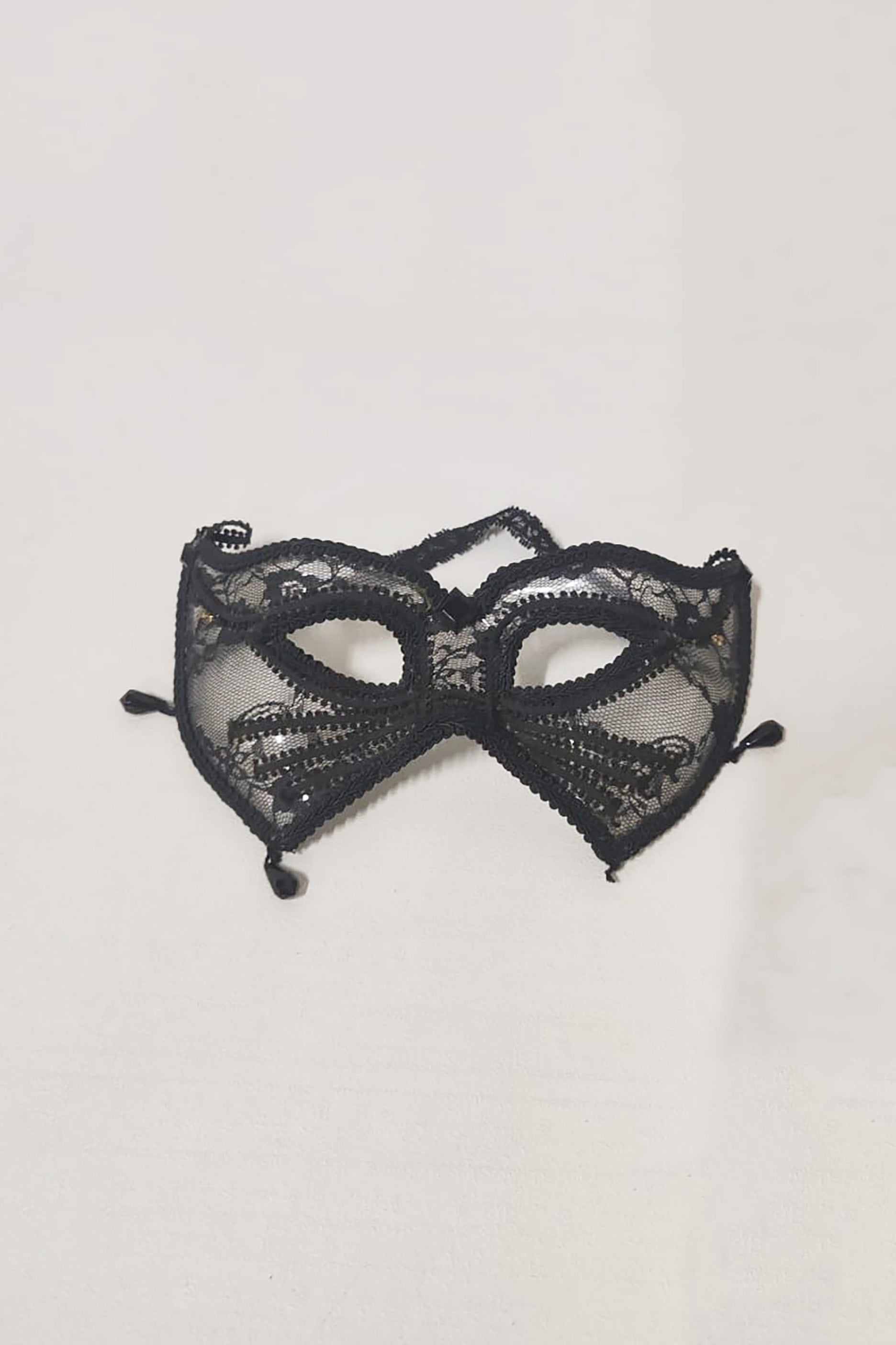 Black Transparent Lace Masquerade Mask