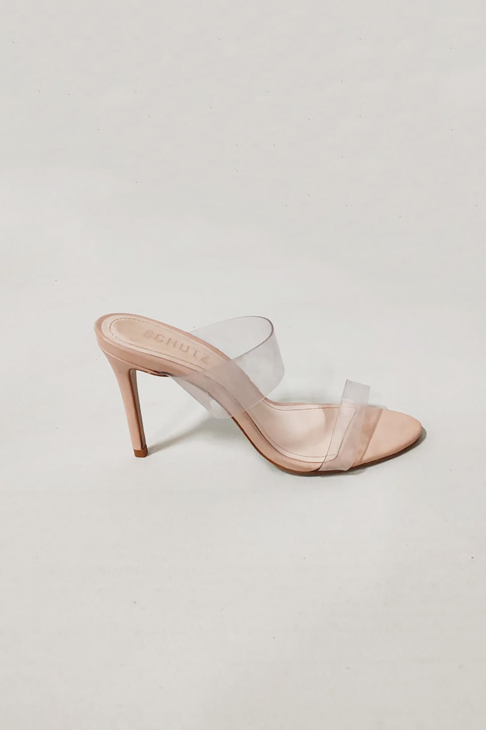 Ladies Clear Heeled Sandals (Eu37)