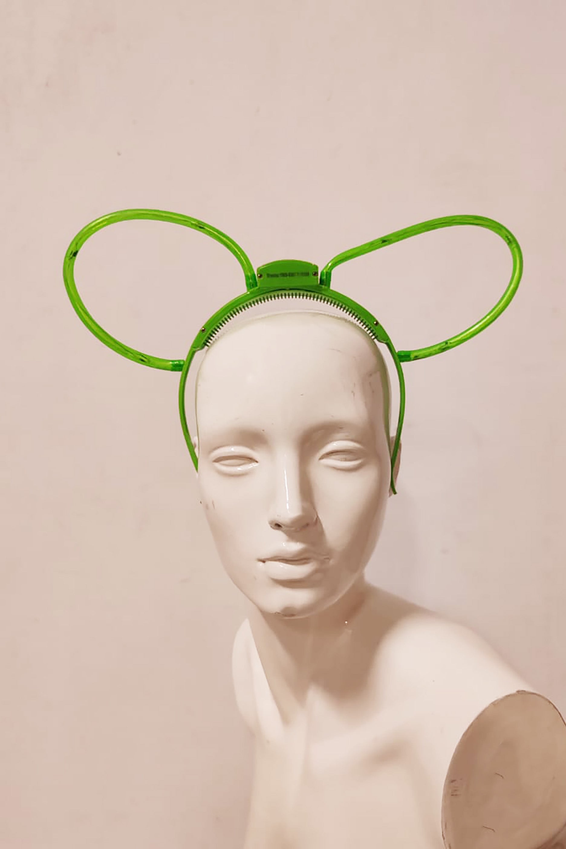Green Glow Bunny Ears Headband
