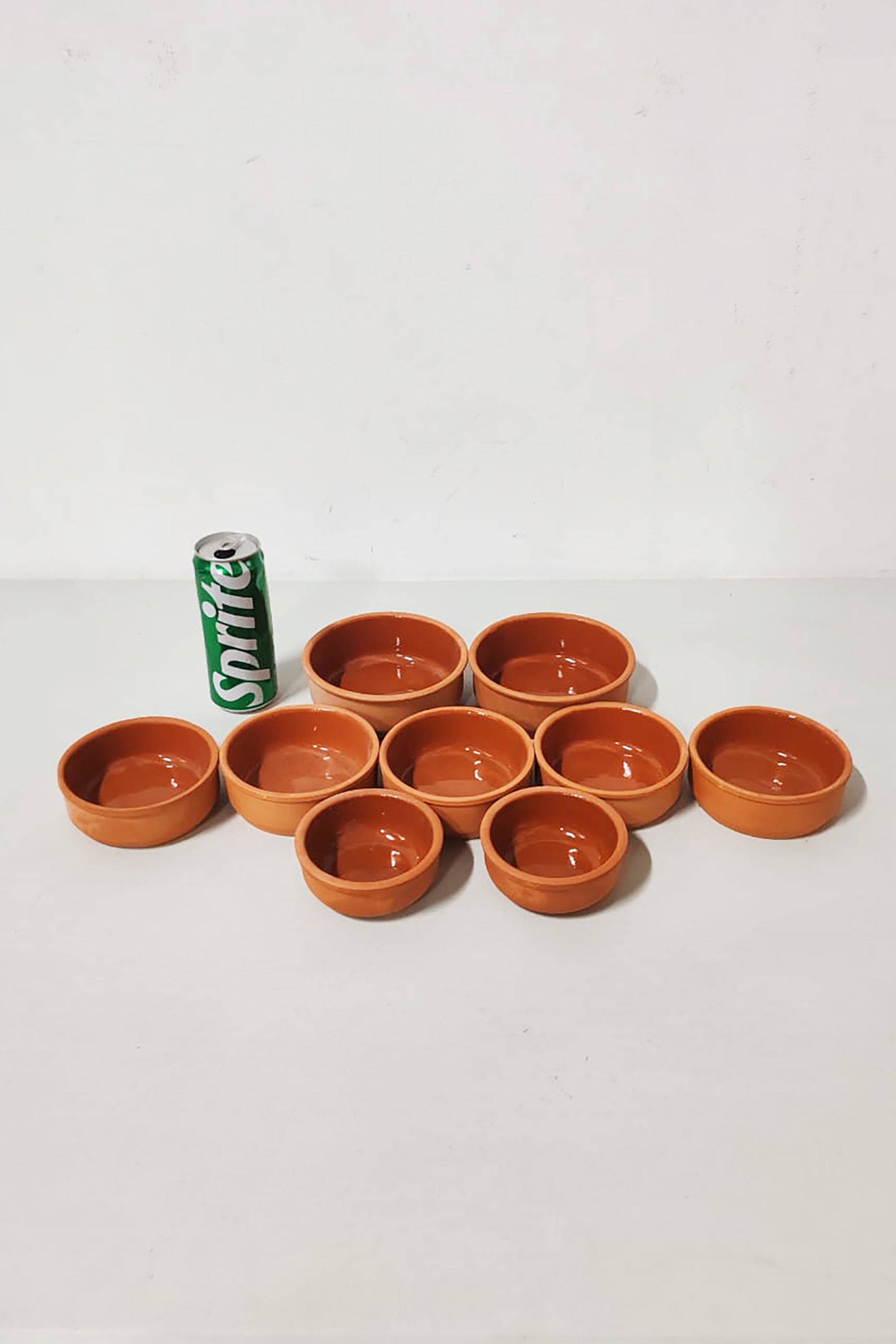 Terracotta serving dishes (set of 9)