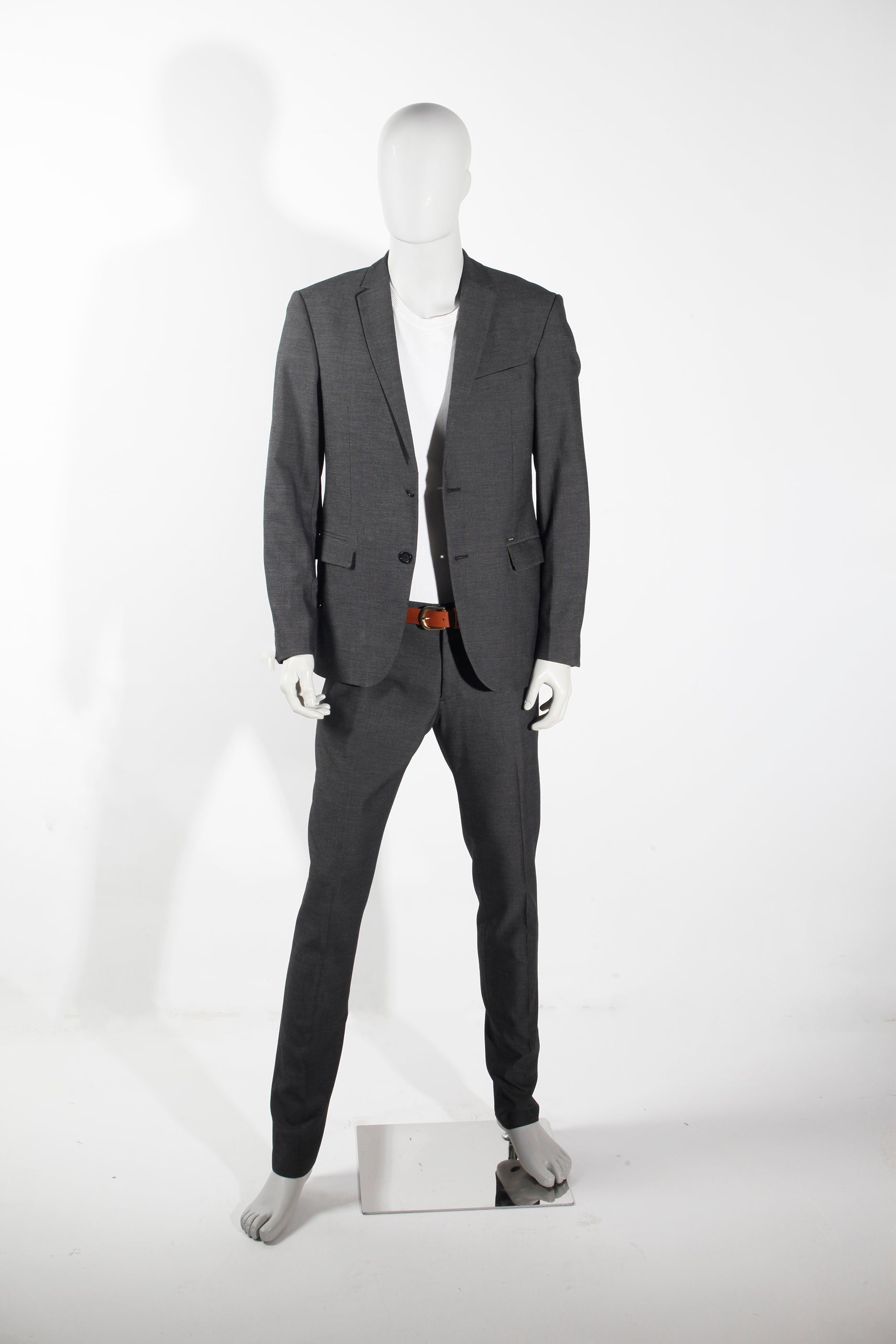 Mens Dark Grey Formal Suit