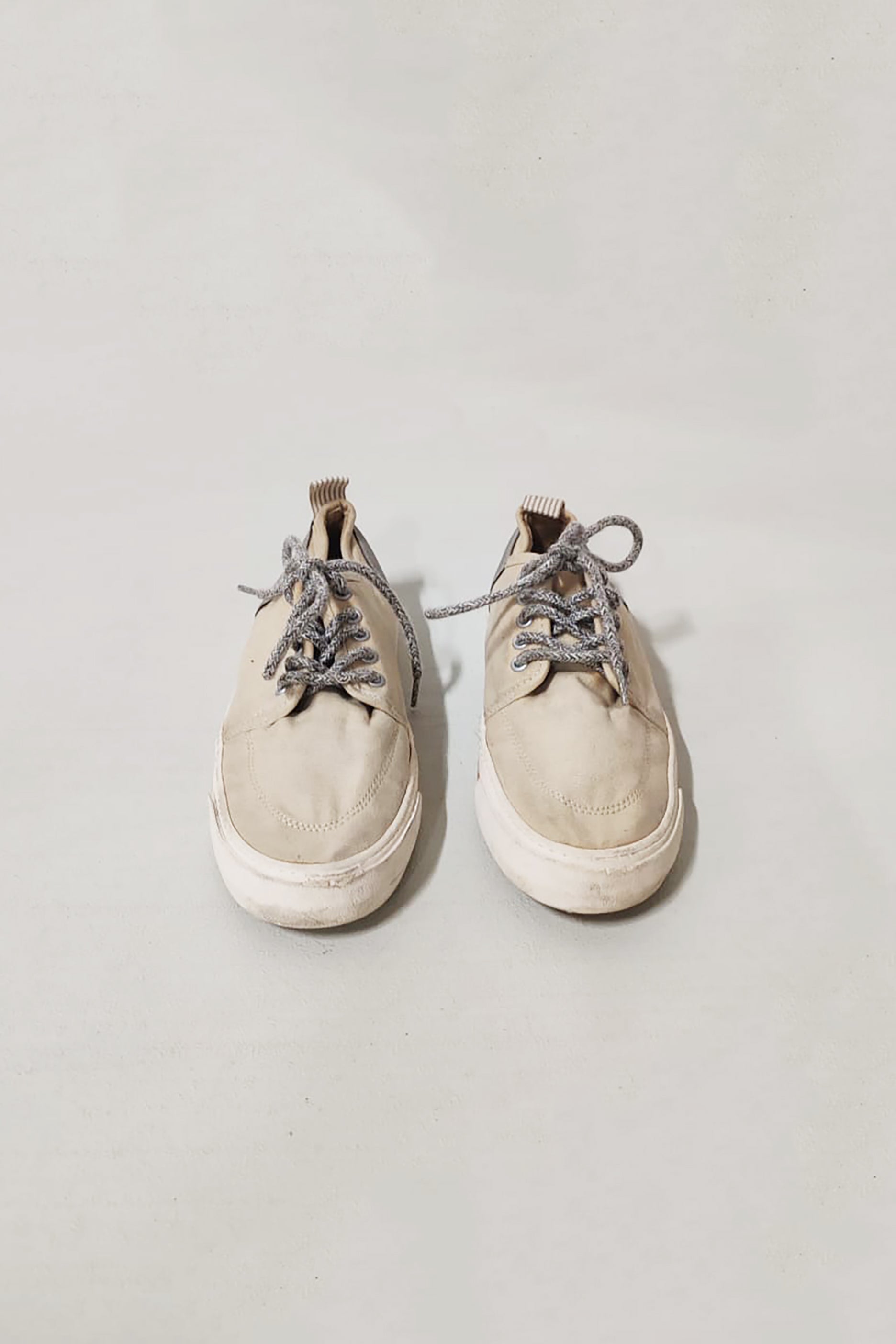 Boys Beige Cloth Shoes