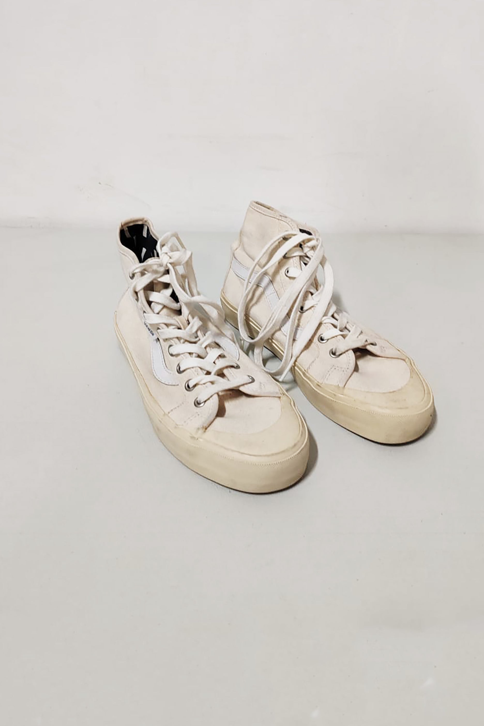 Beige High Top Sneakers