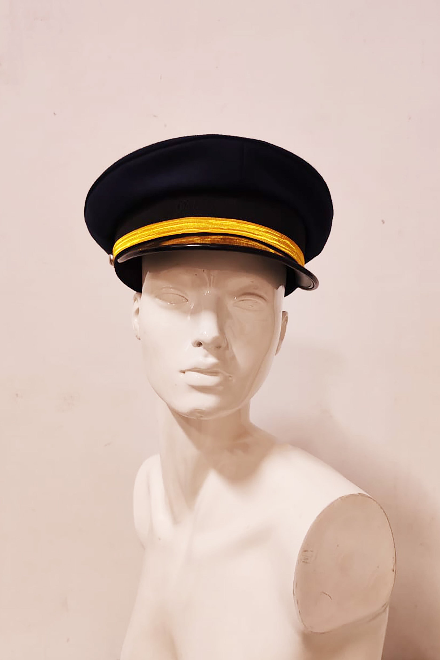 Black Chauffeur Hat