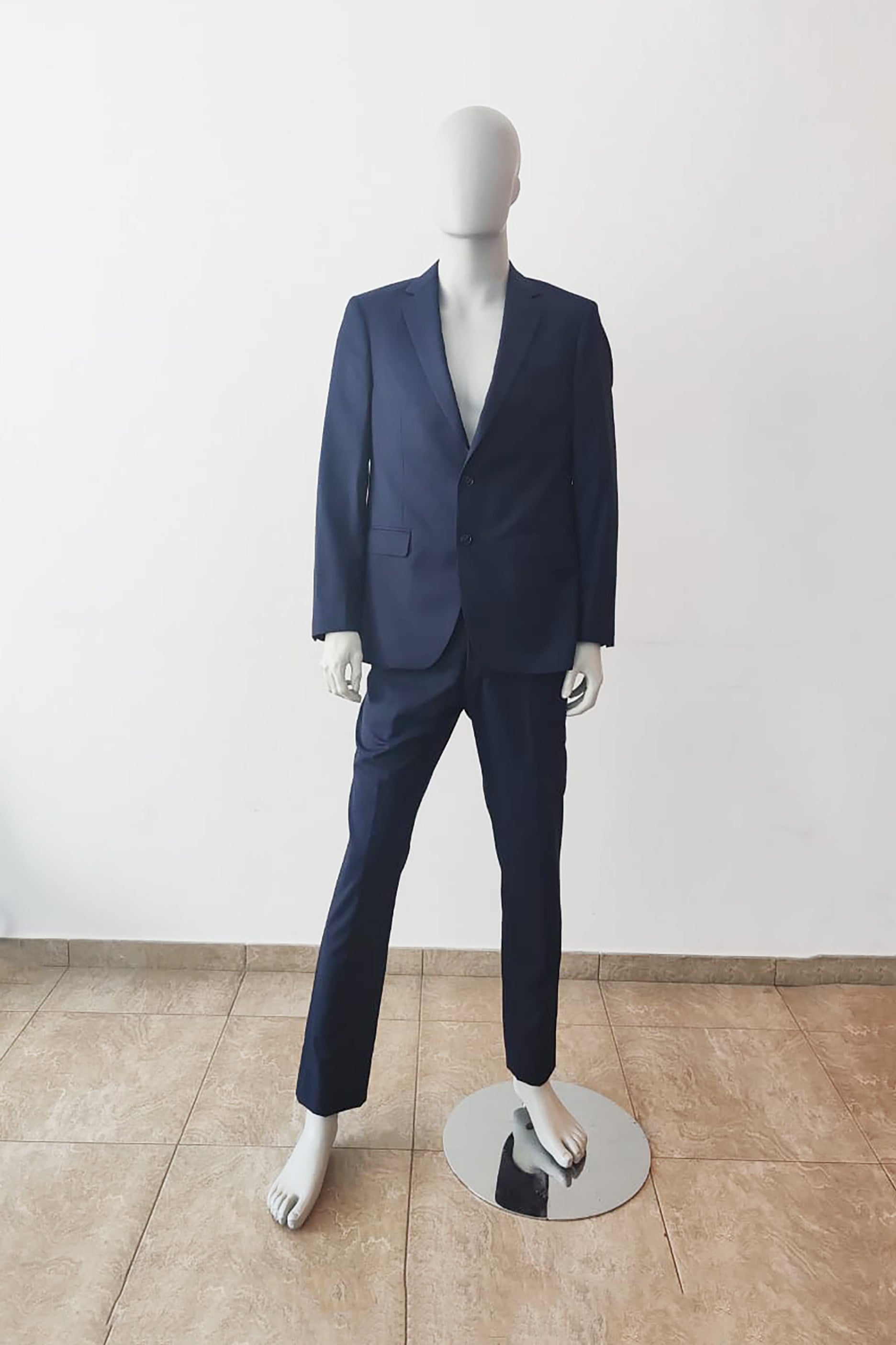 Mens Navy Blue Formal Suit