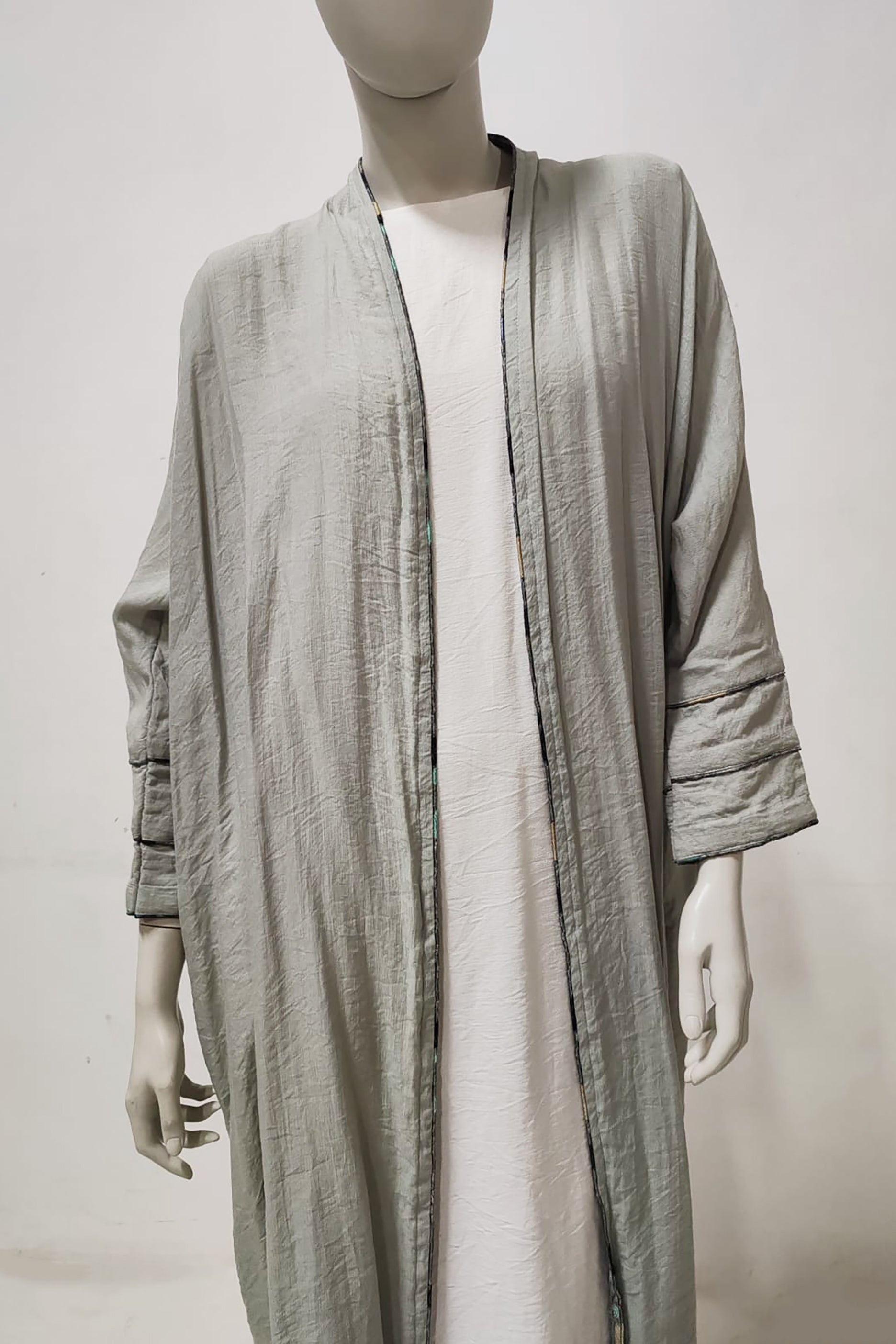 Long Green Mint Abaya