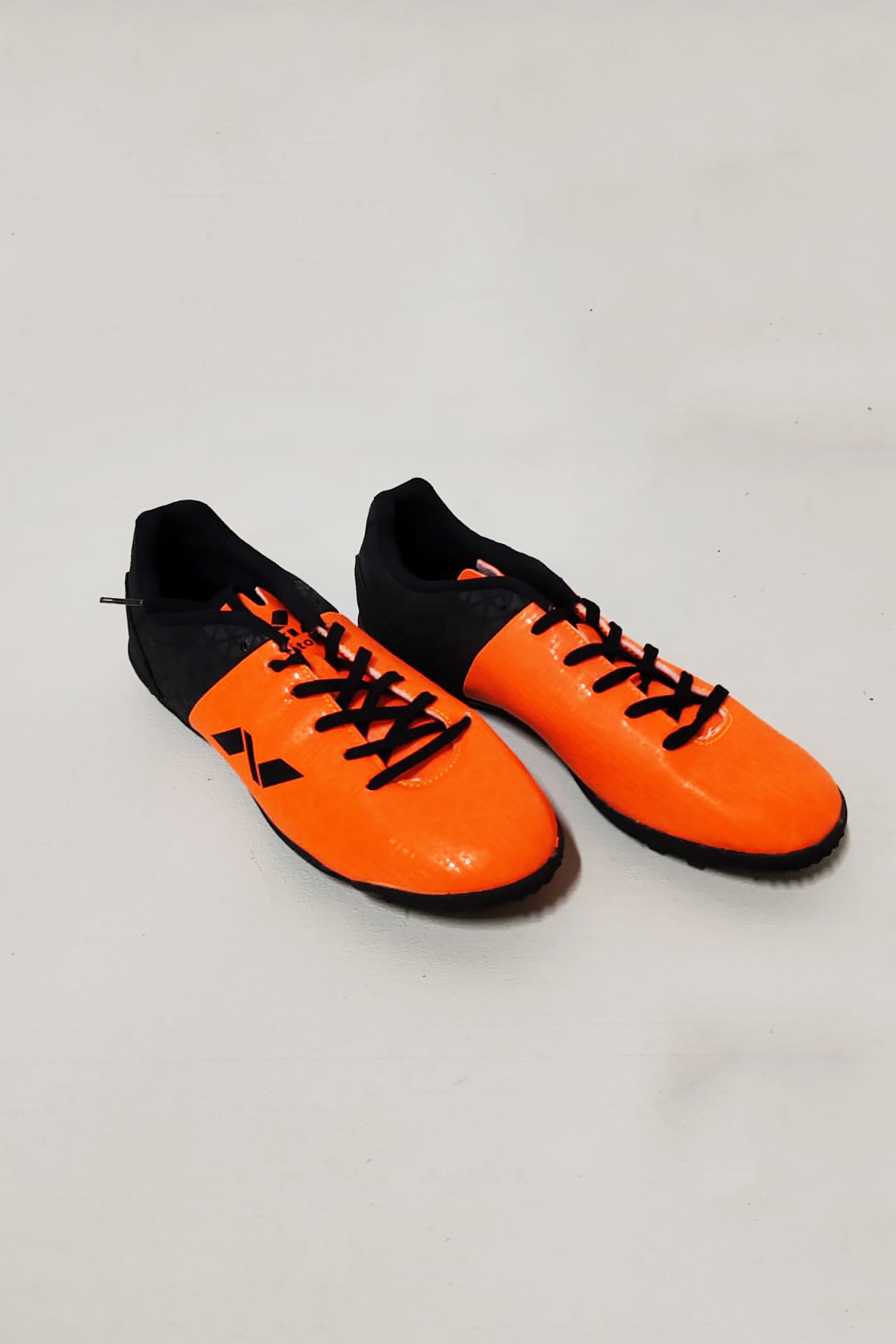 Football Shoes for Men ( Black and Orange)