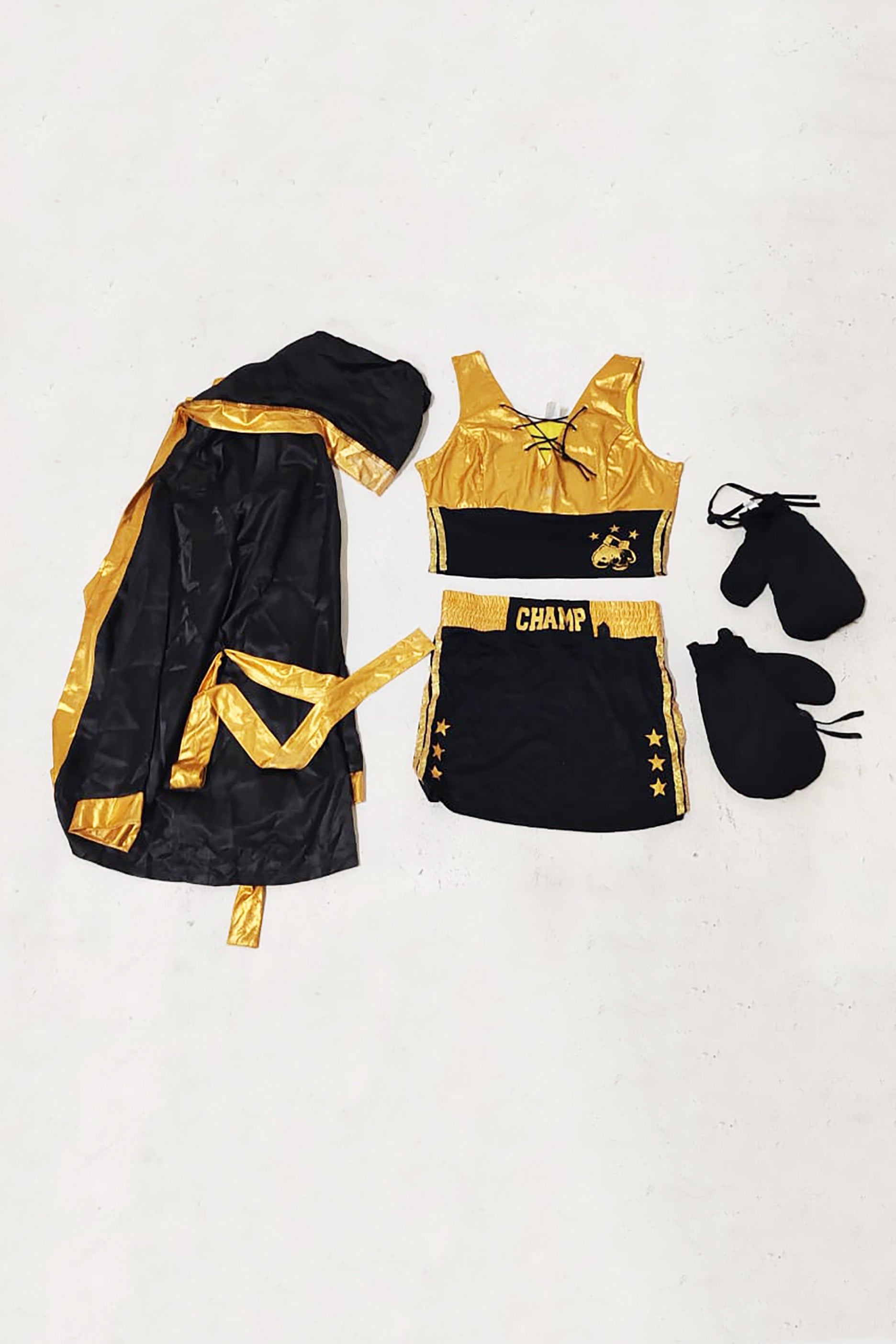 Teens or Small Adult Boxing Champion Costume