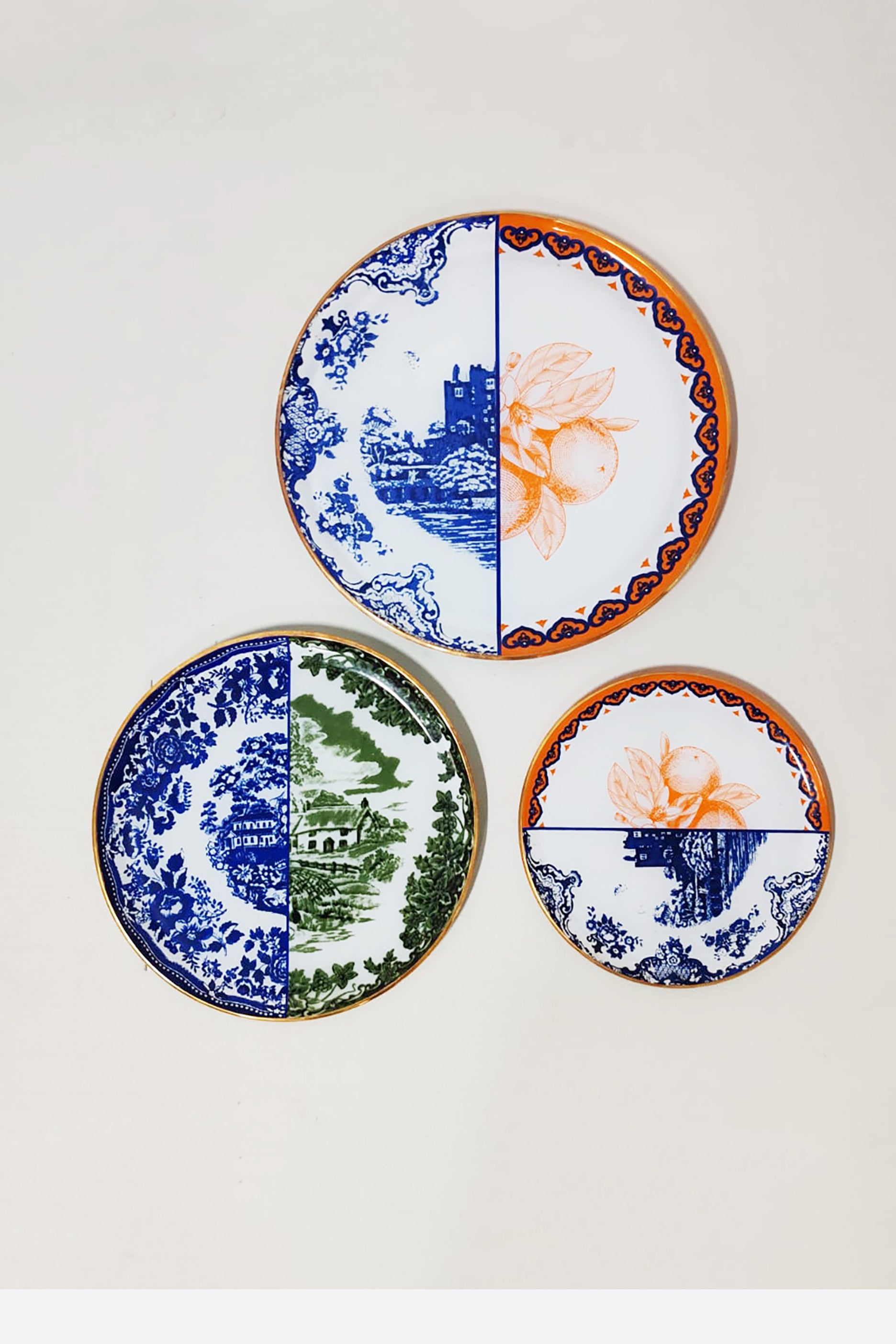 Porcelain Dinner Plate Set