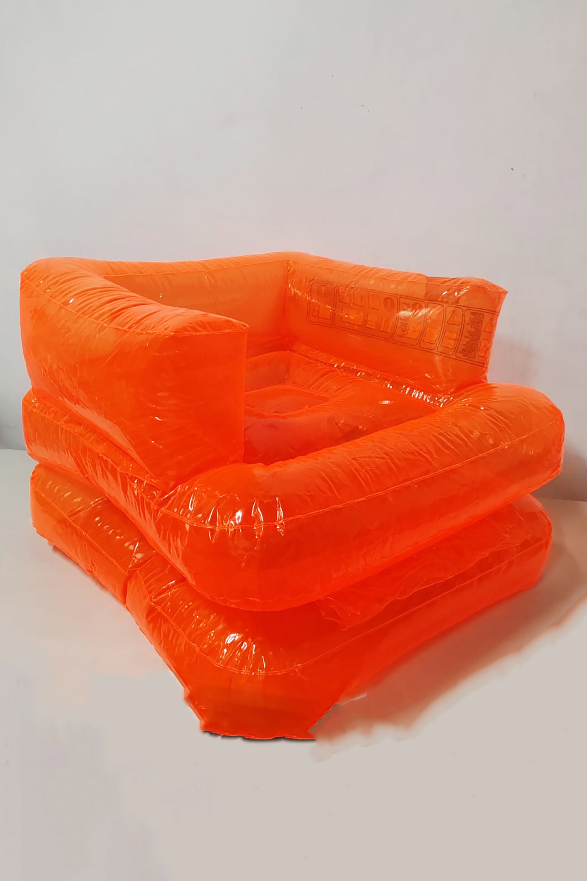 Inflatable Orange Lilo Chair