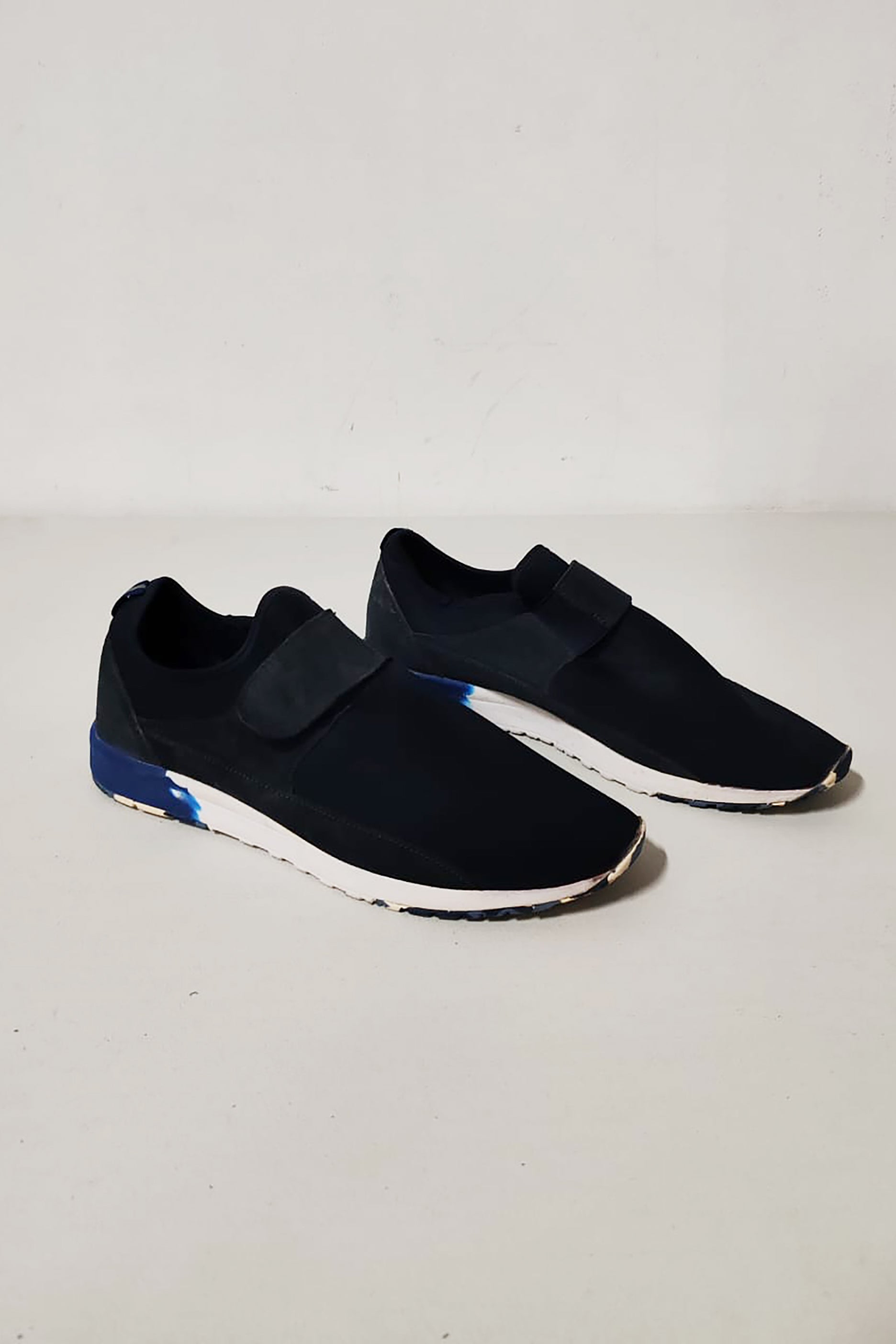 Black Textile Running Shoes for Men