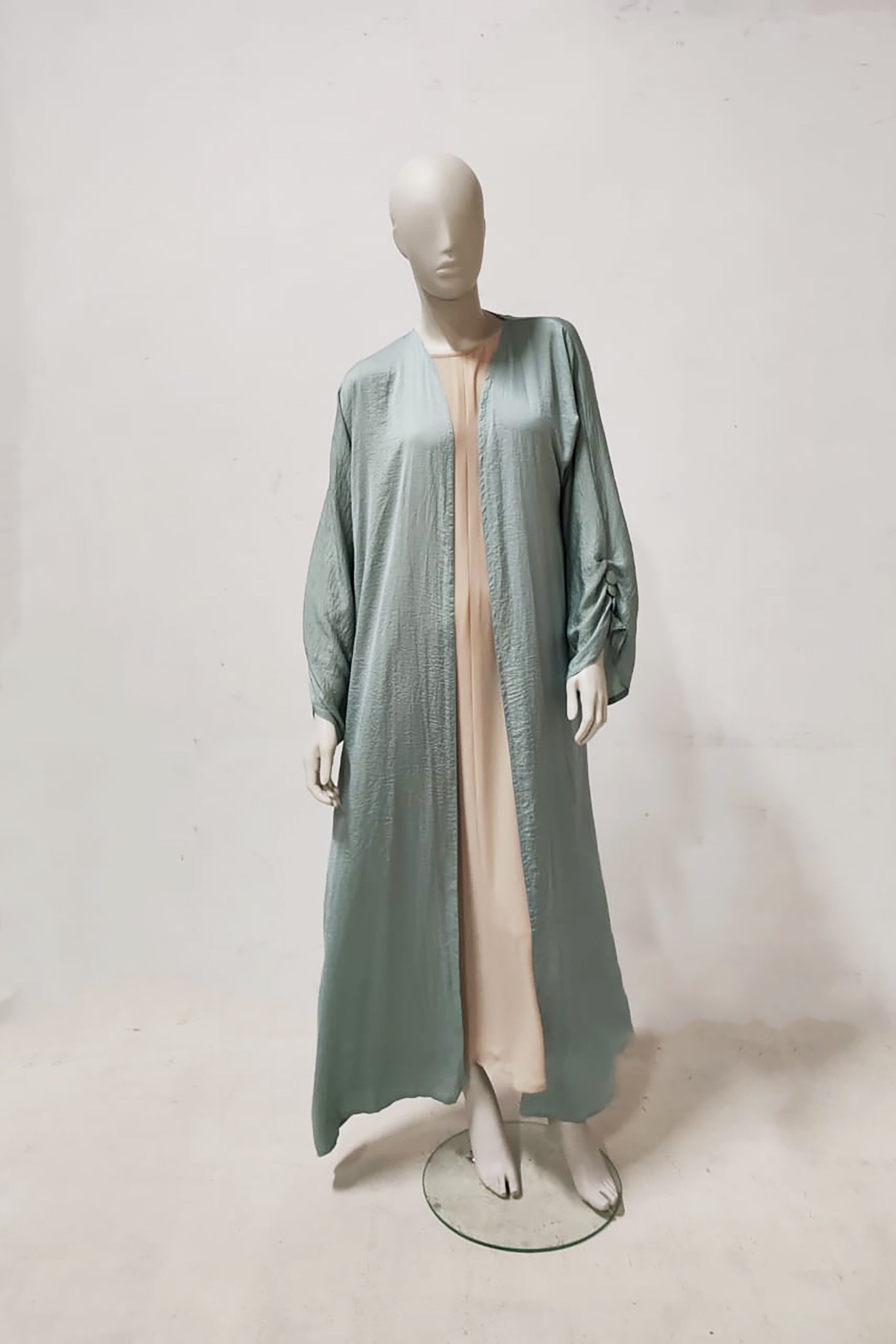 Mint Green Long Abaya