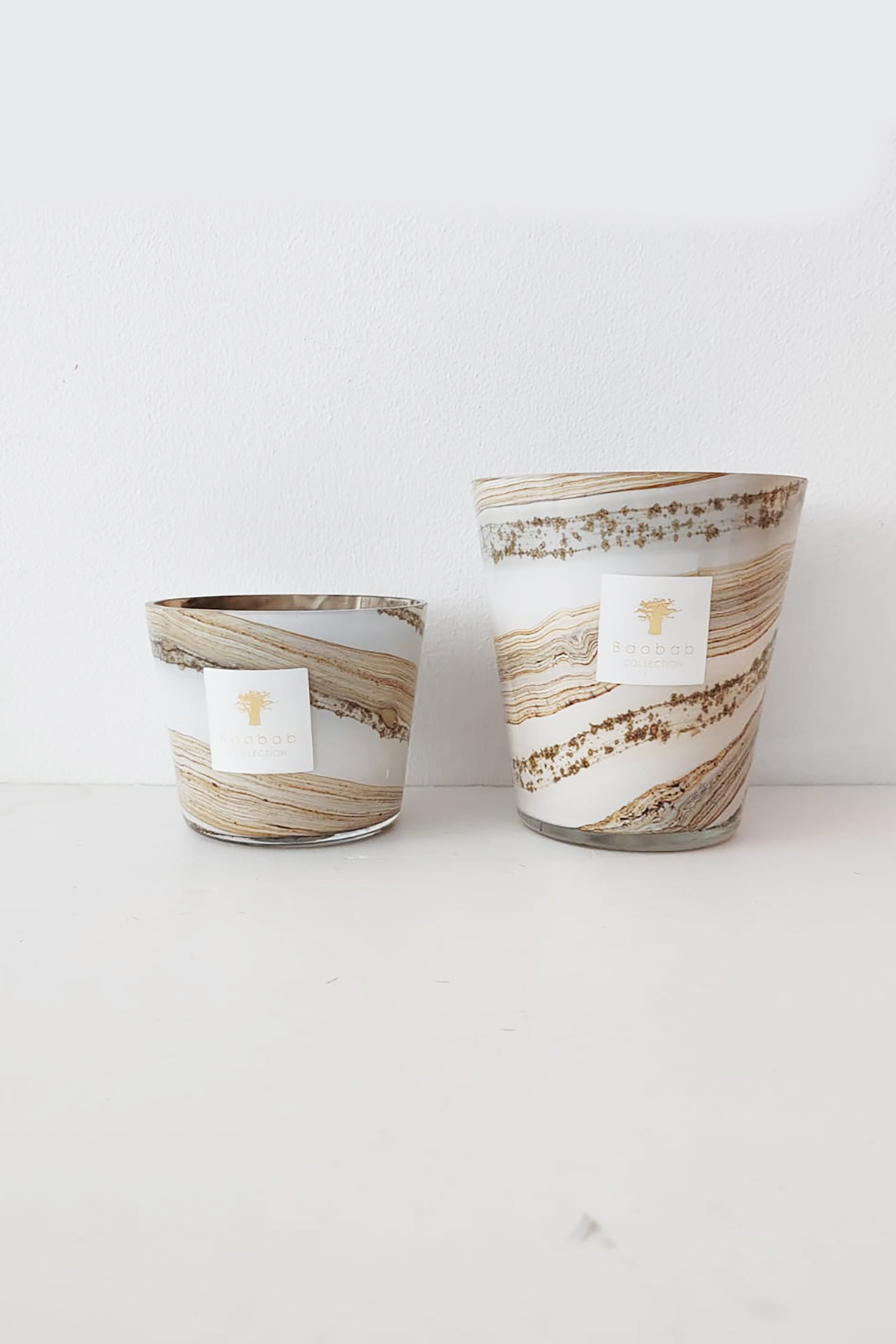 Large Baobab candles (set of 2)