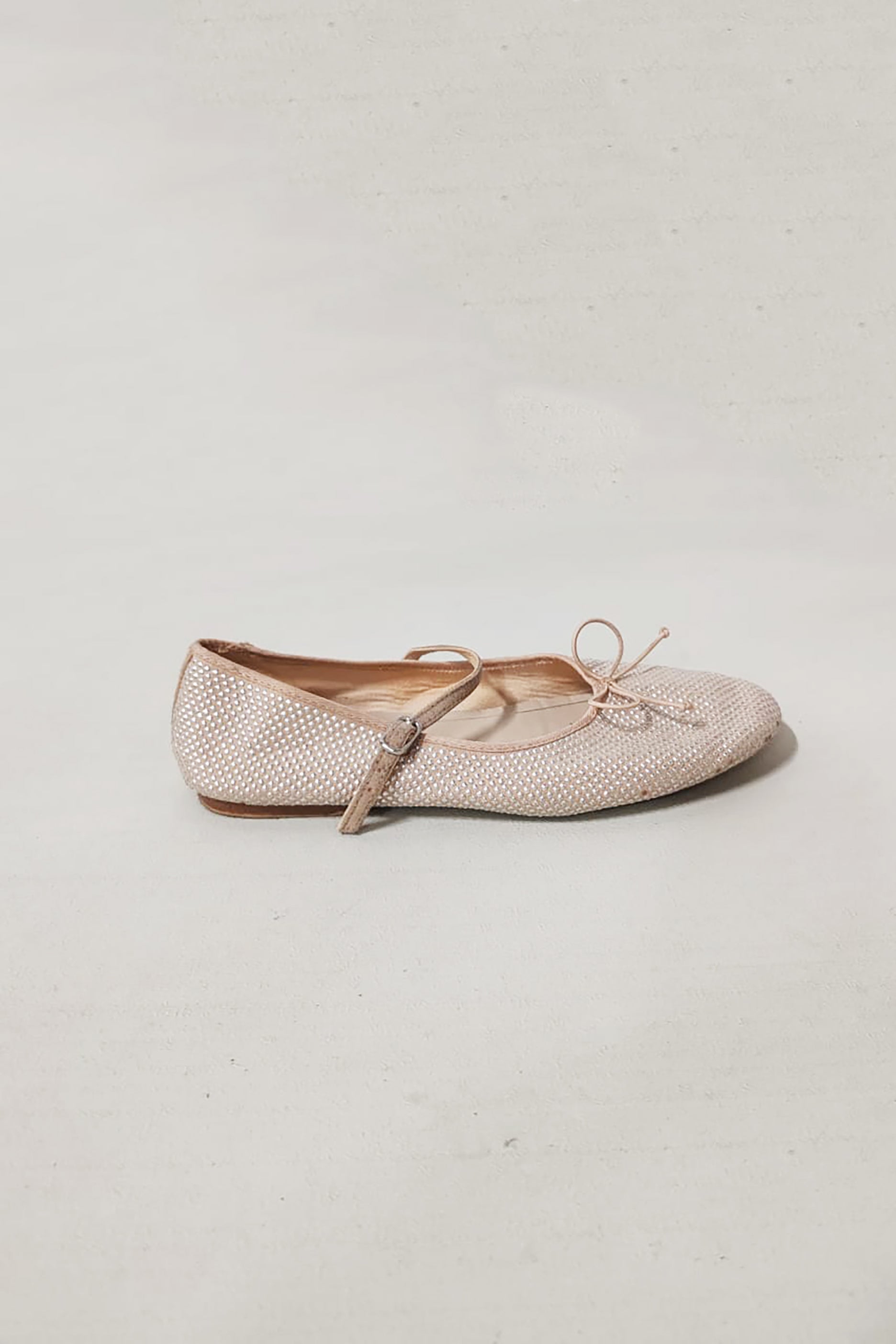 Girls Crystal Ballerina Shoes