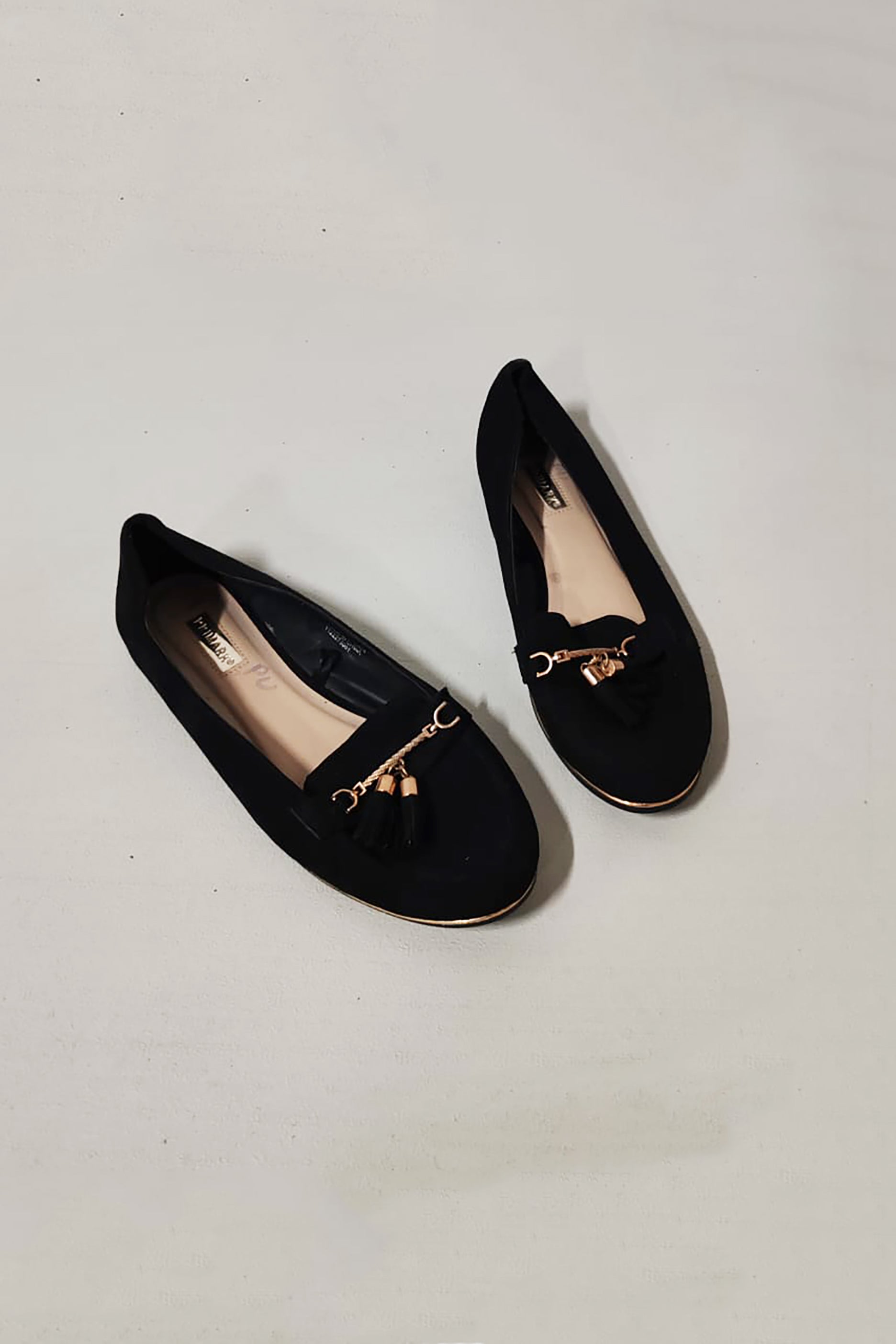 Ladies Tassel Loafers Suede Shoes (Eu39)