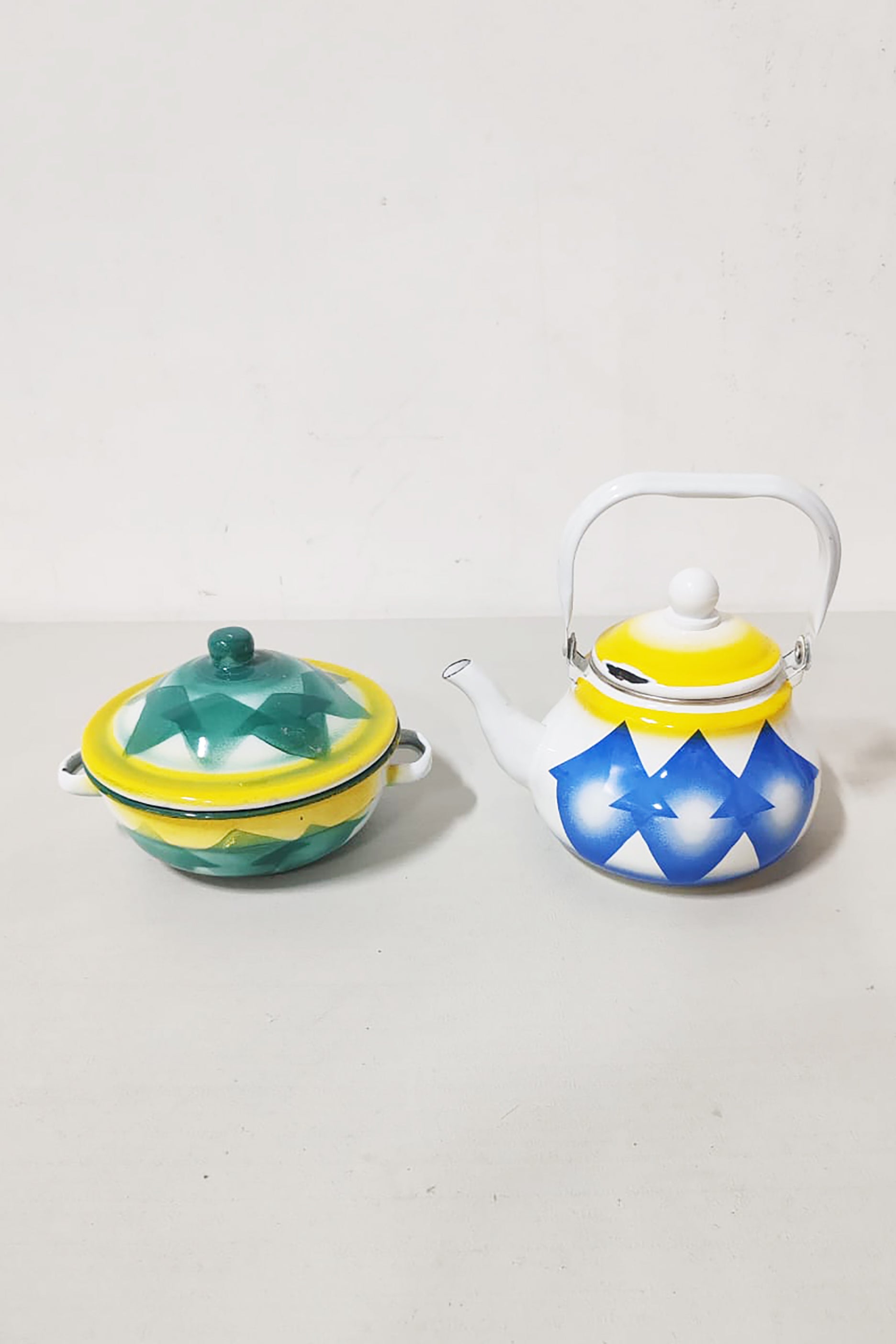 Decorative Pot and Kettle Set