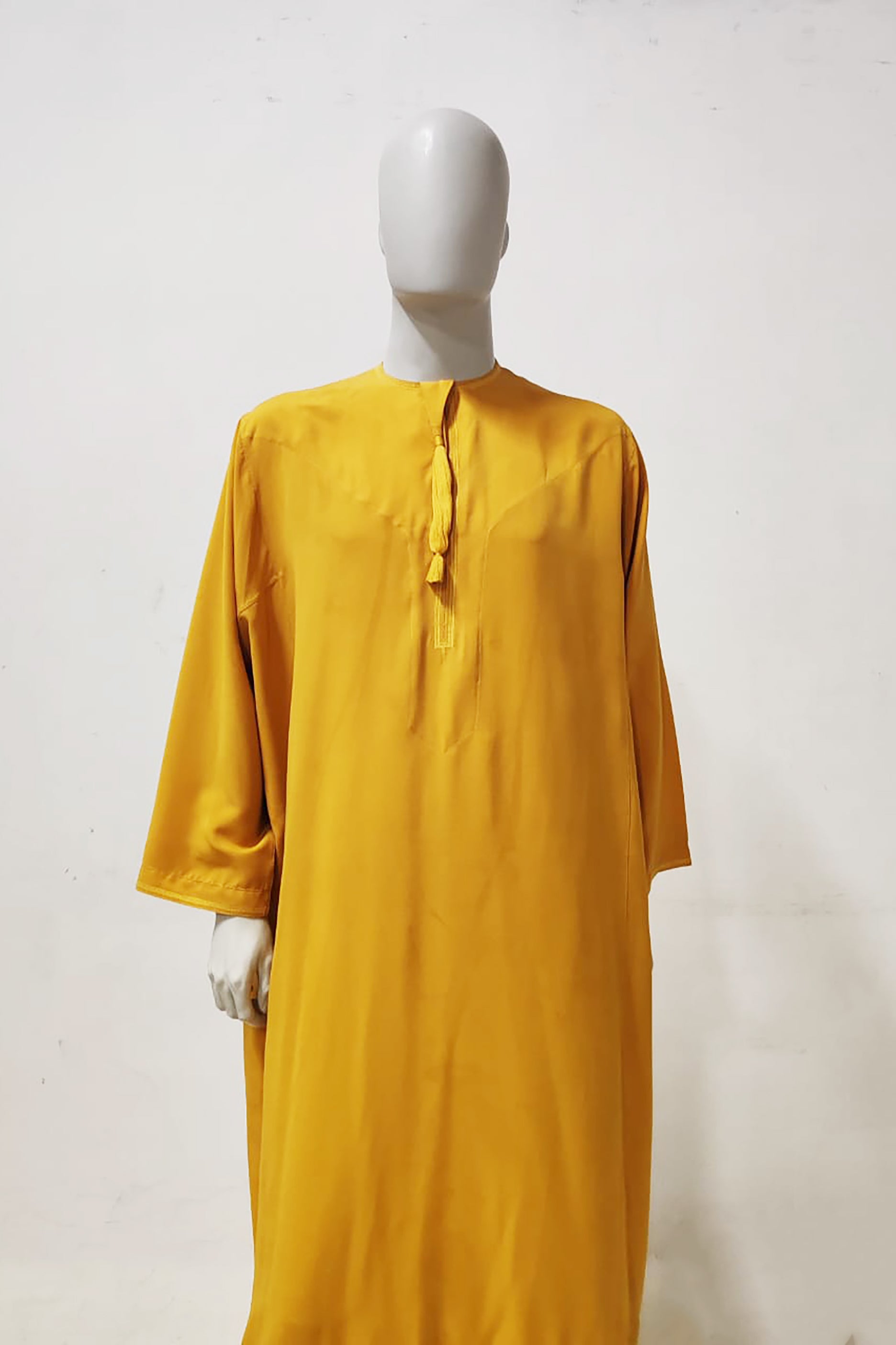 Mens Arabic Thobe (Mustard)