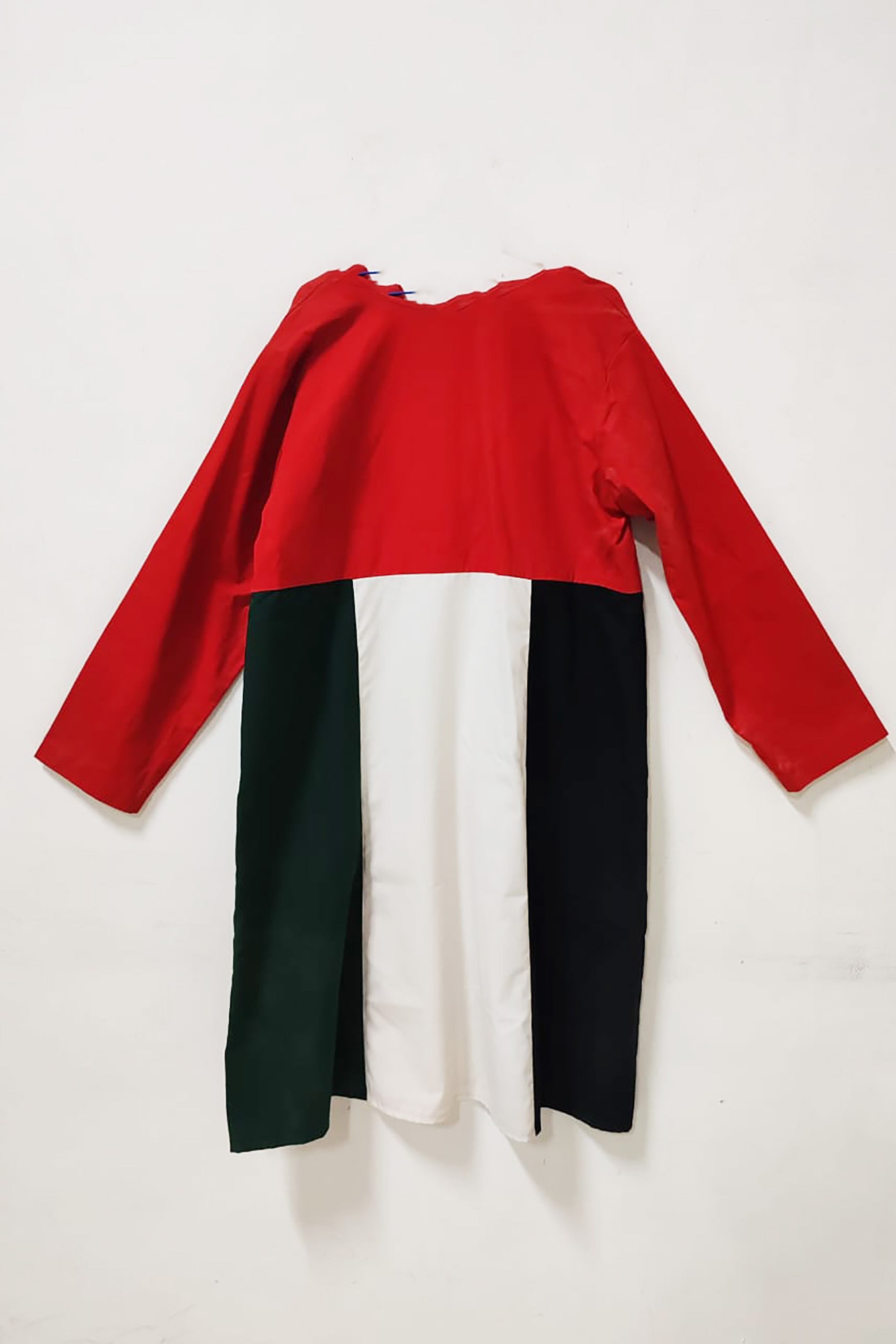 UAE Flag Dress with Long Sleeve