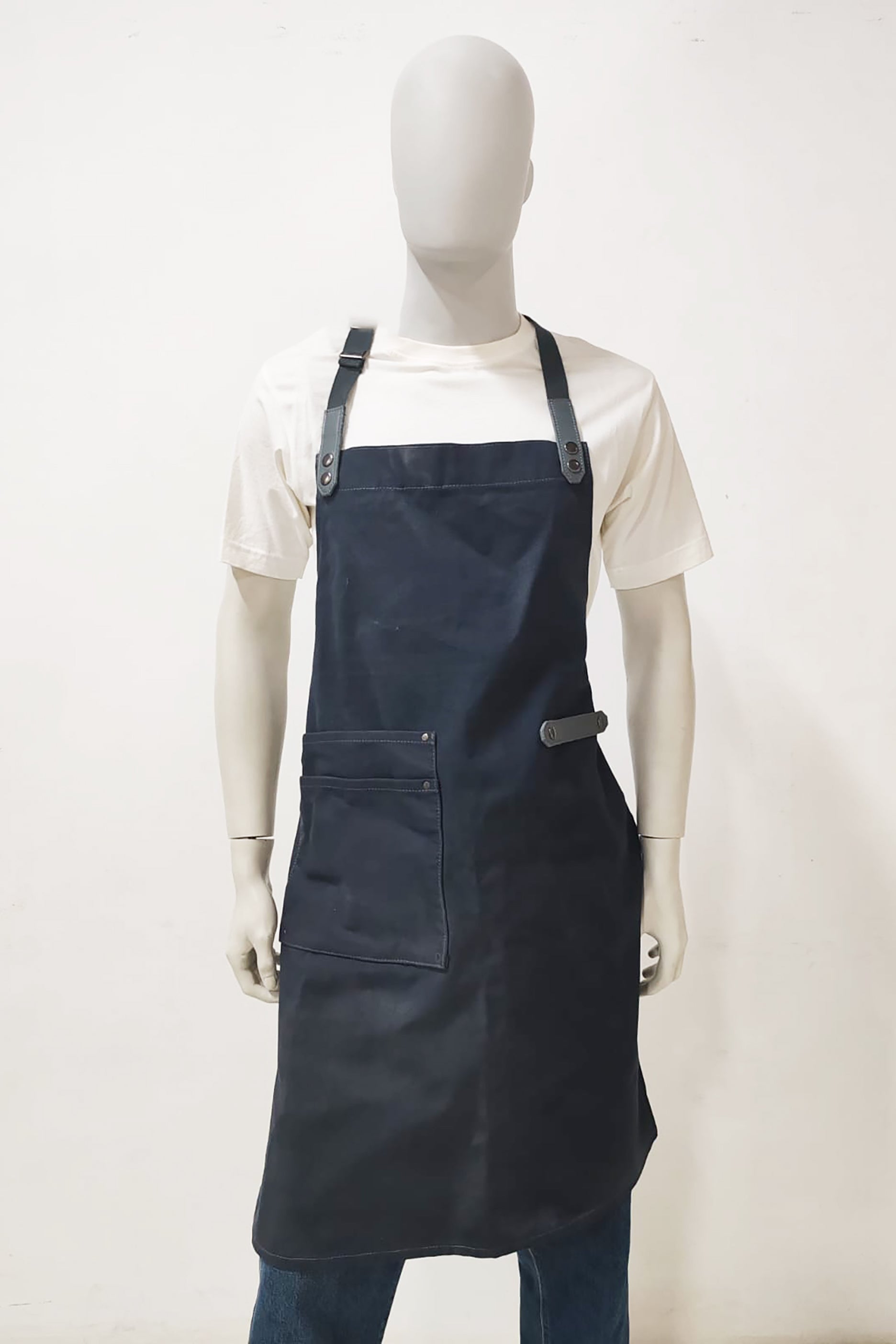 Blue Denim Work Apron