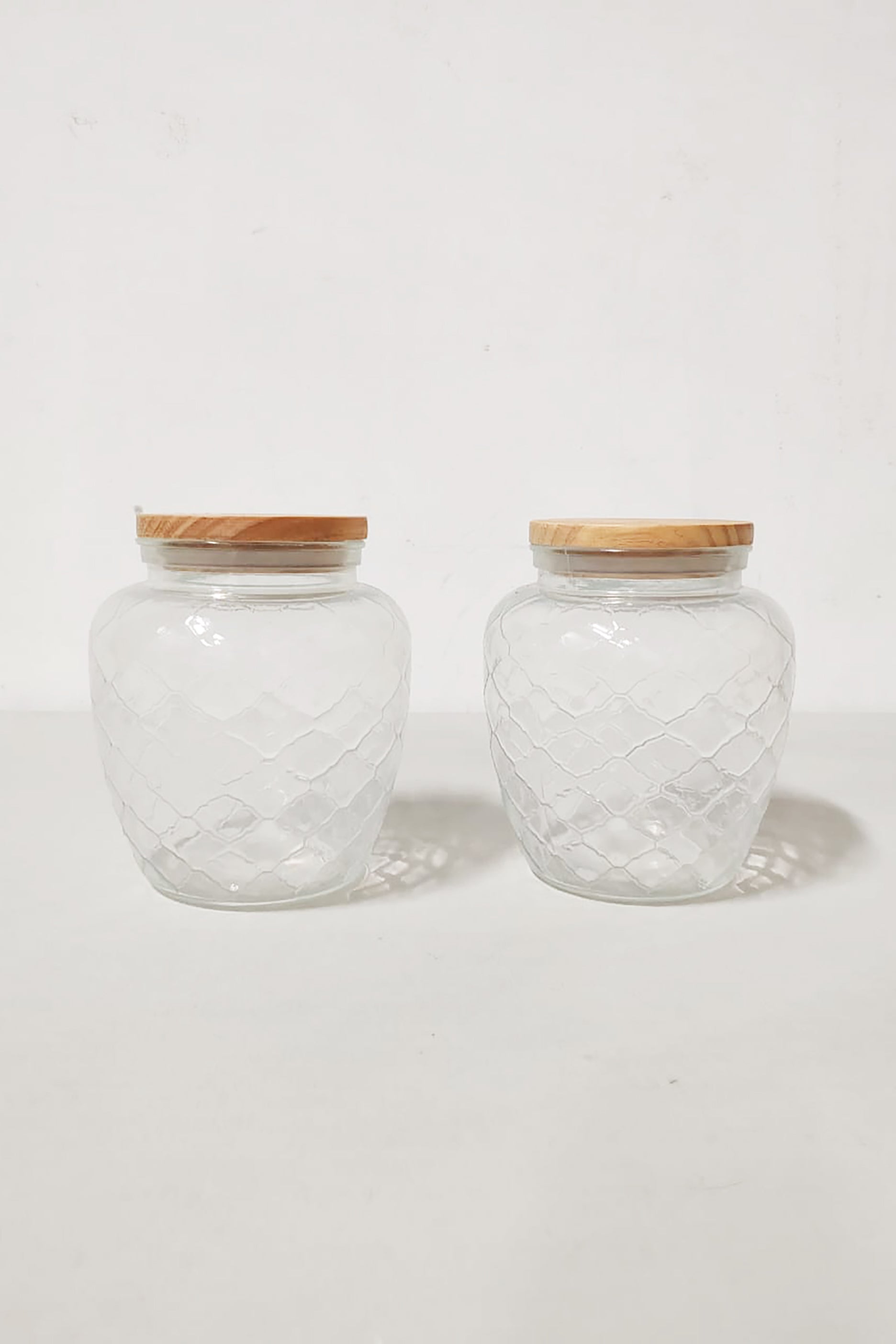 Glass Canister with Lid Set