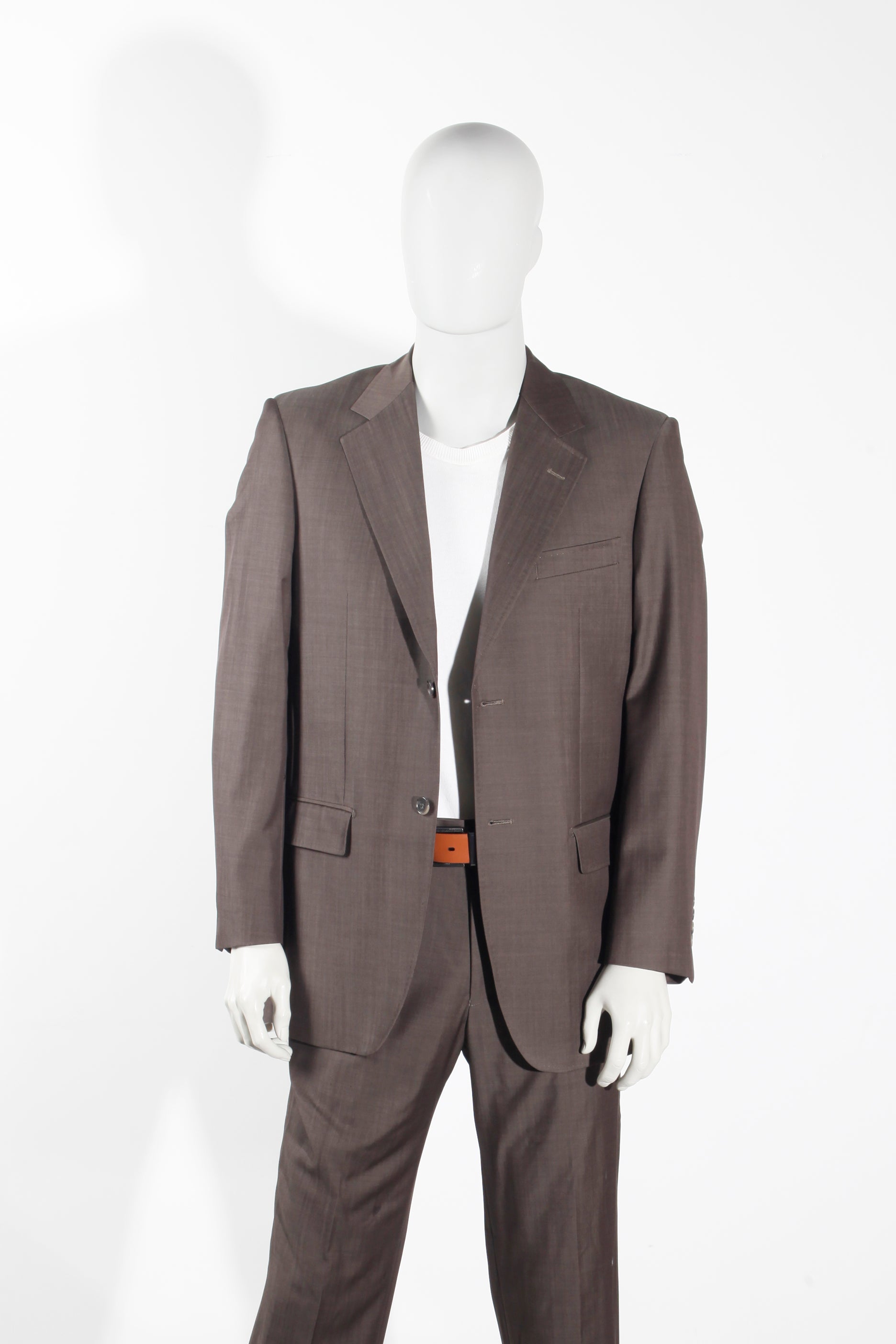 Mens Brown Formal Suit