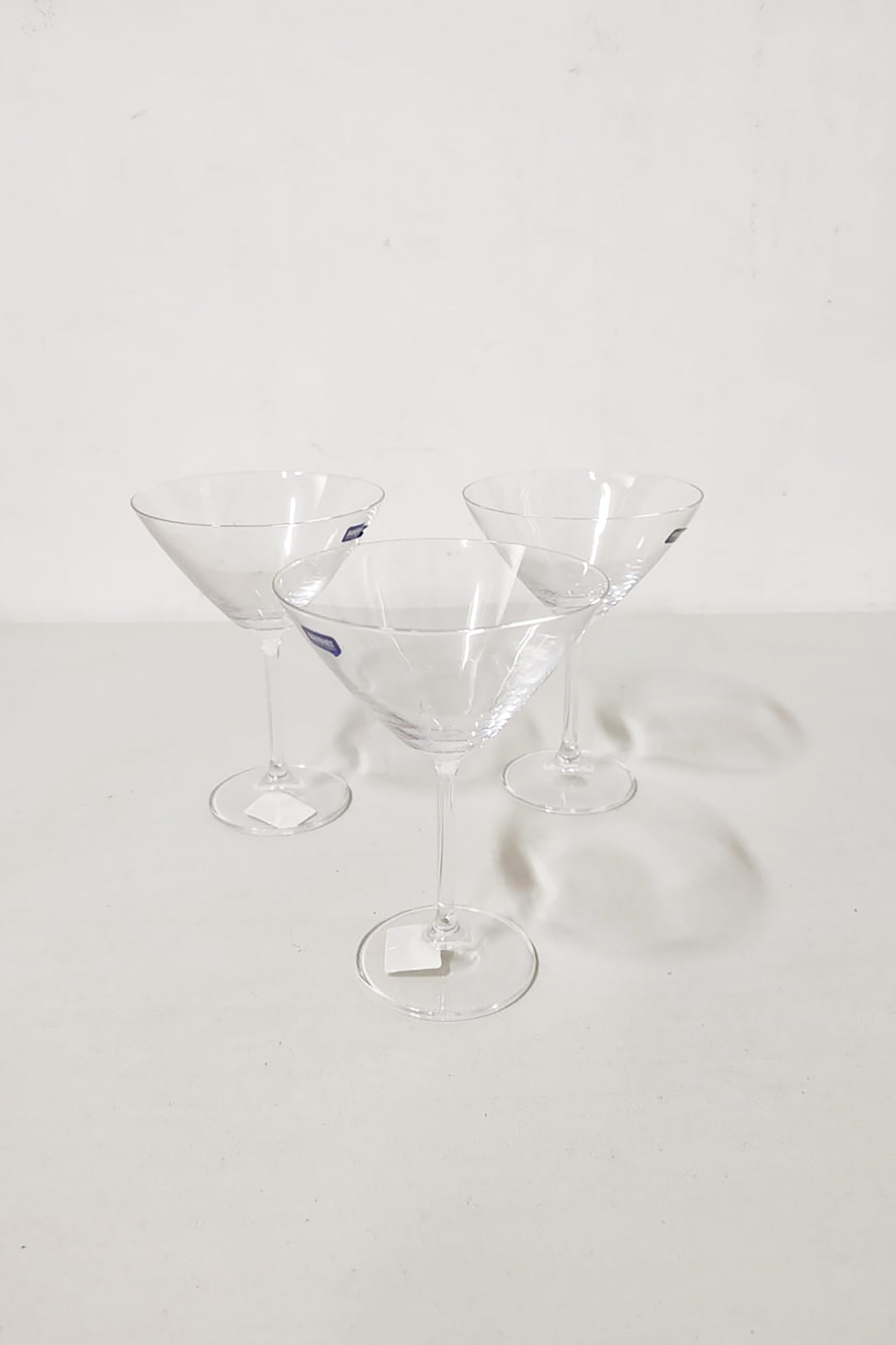Vintage Clear Cocktail Glass Set
