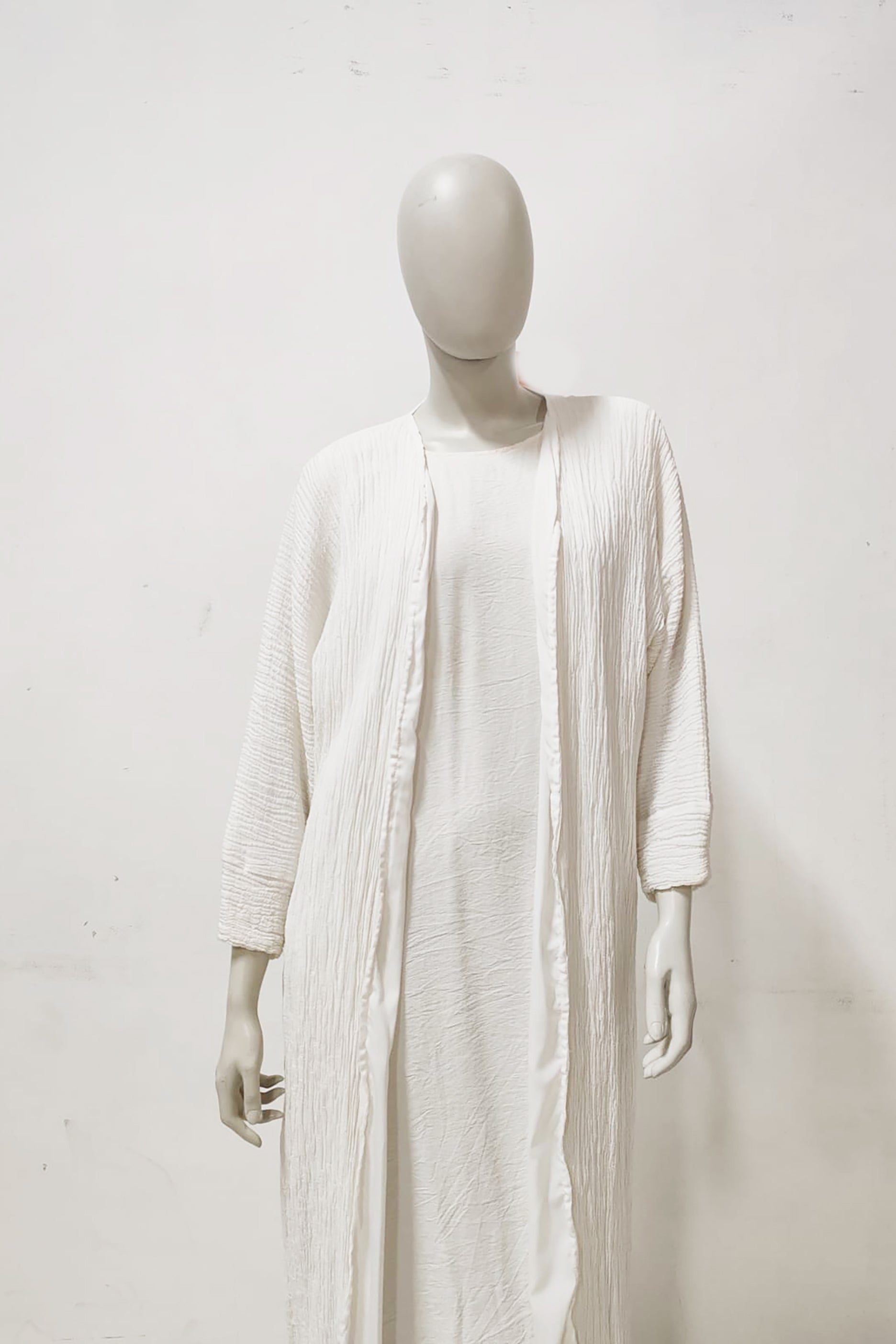 White Long Abaya