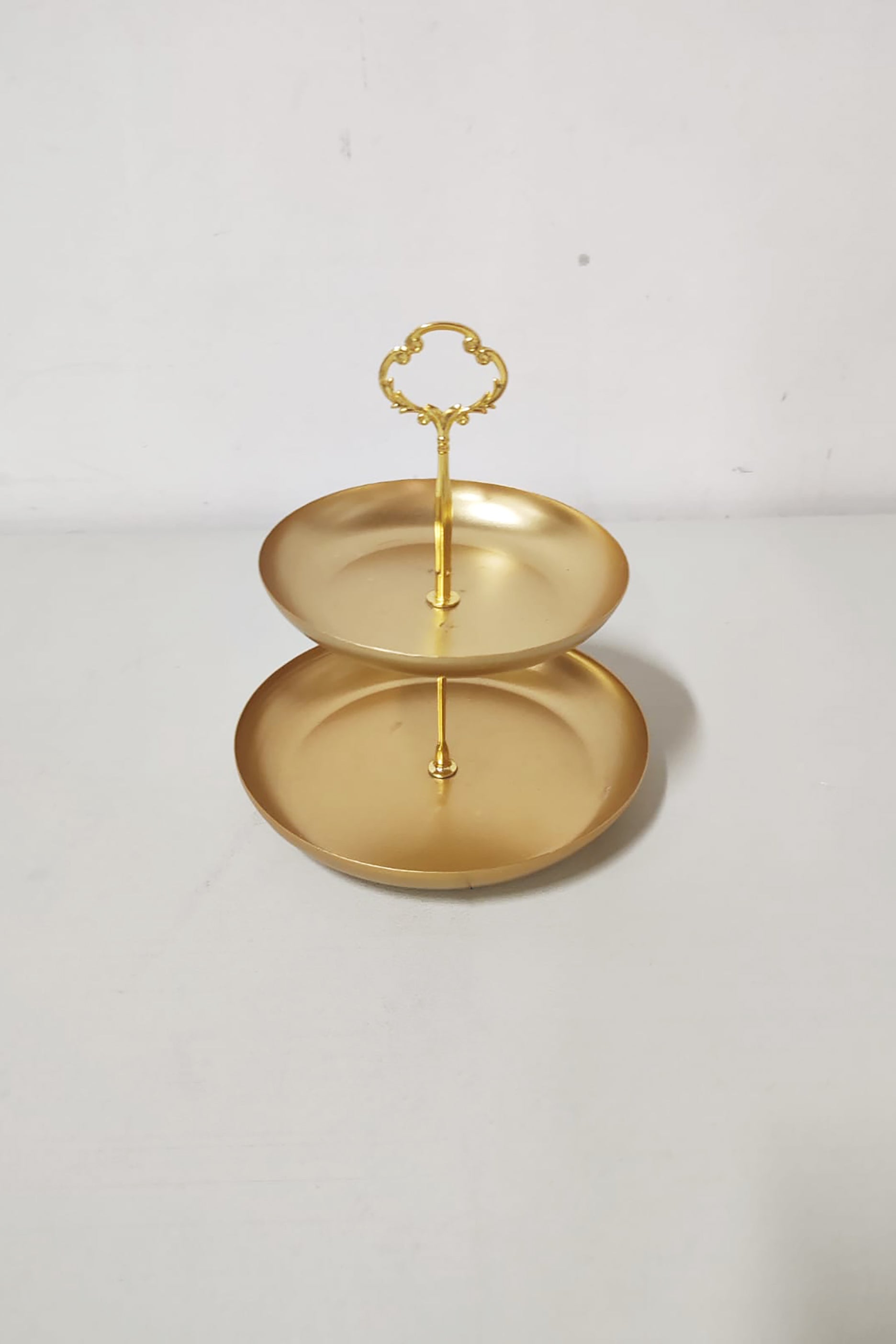 Gold Steel Cake Tier Stand