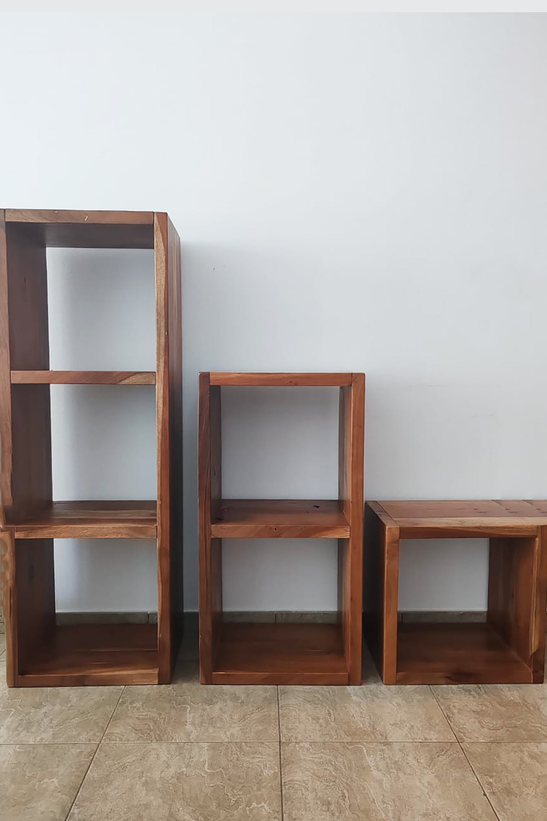 Multiway Solid Wooden Bookshelf Cubes