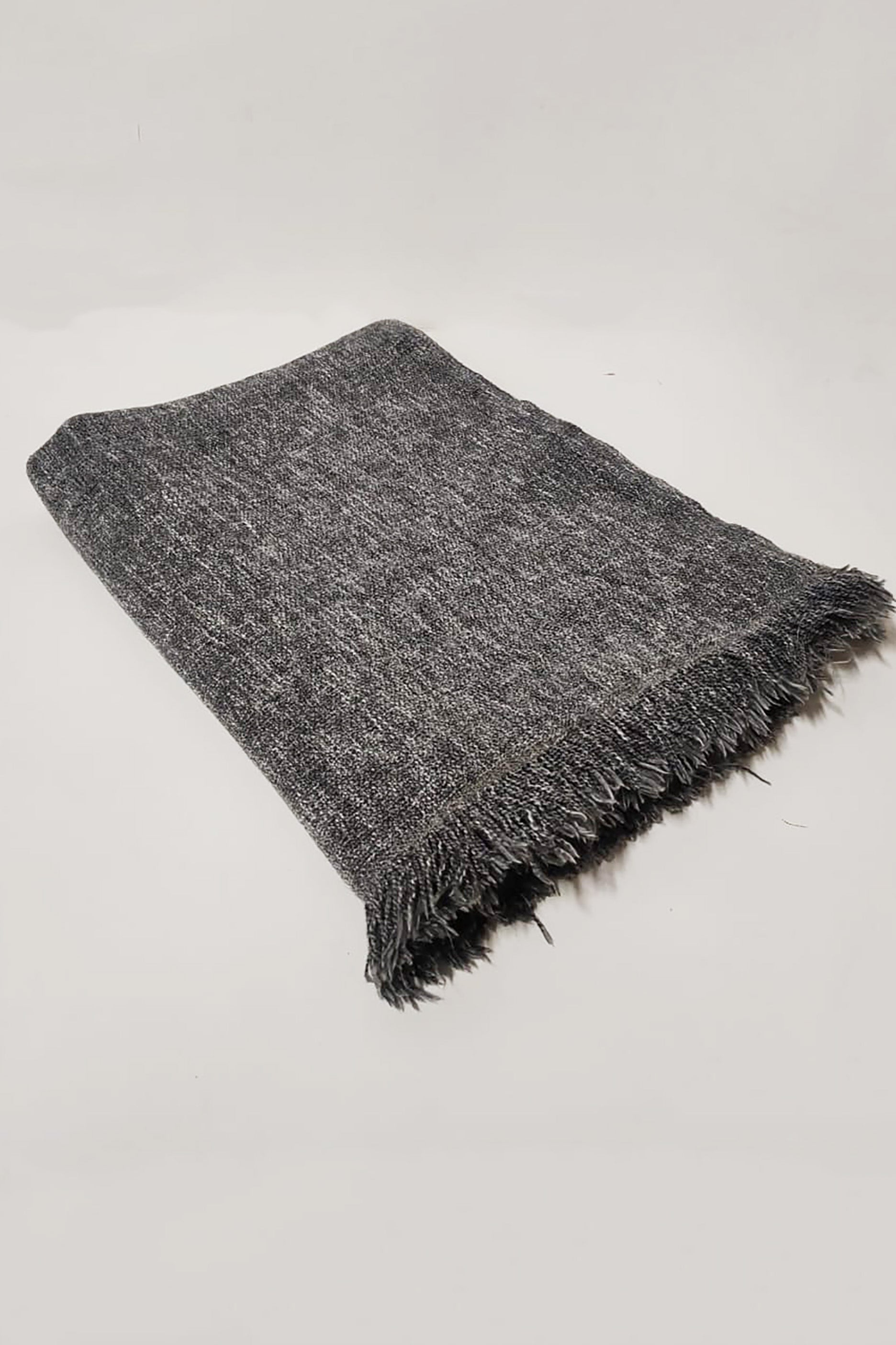 Dark Grey Throw Blanket