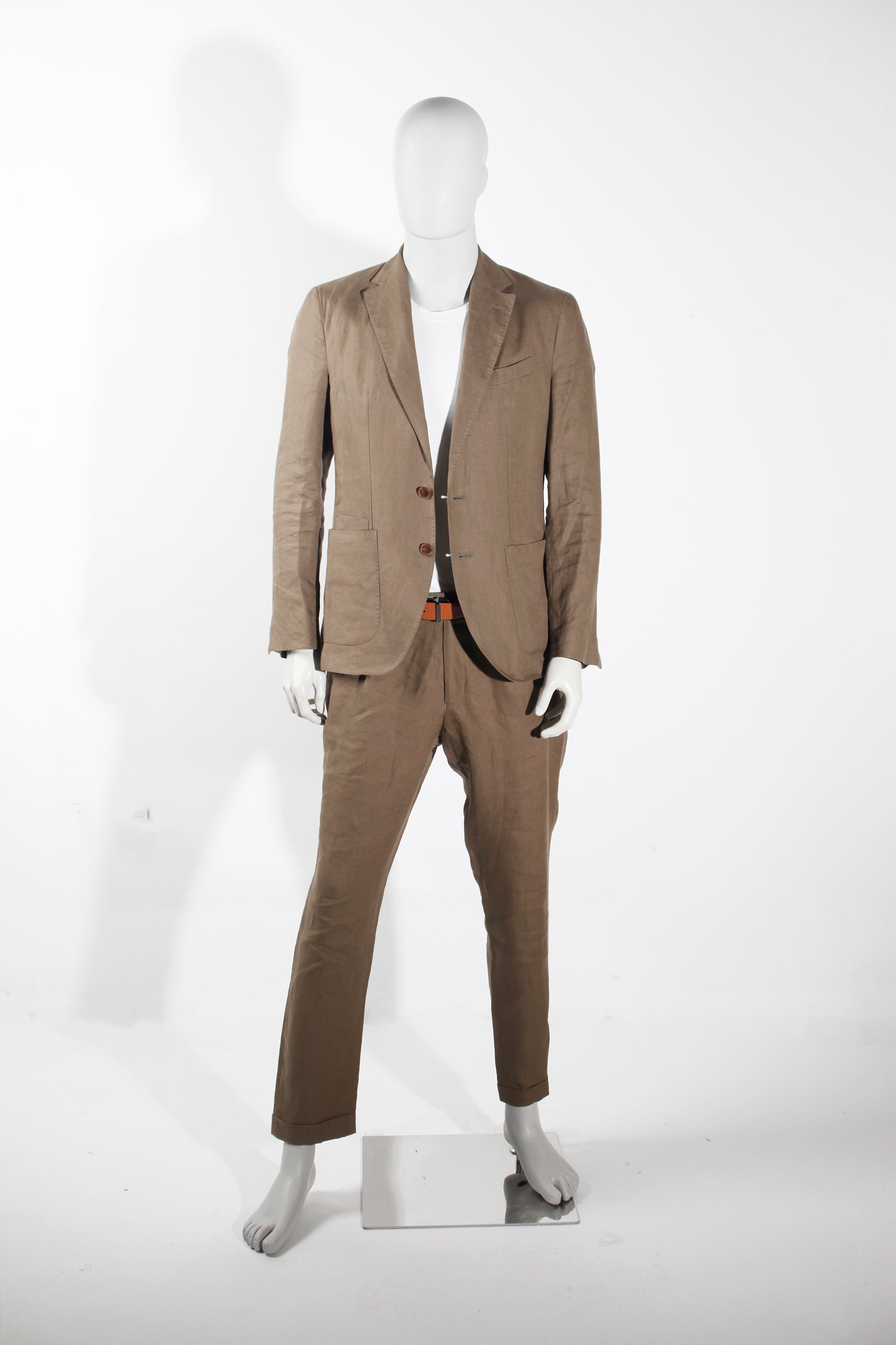 Mens Brown Formal Suit