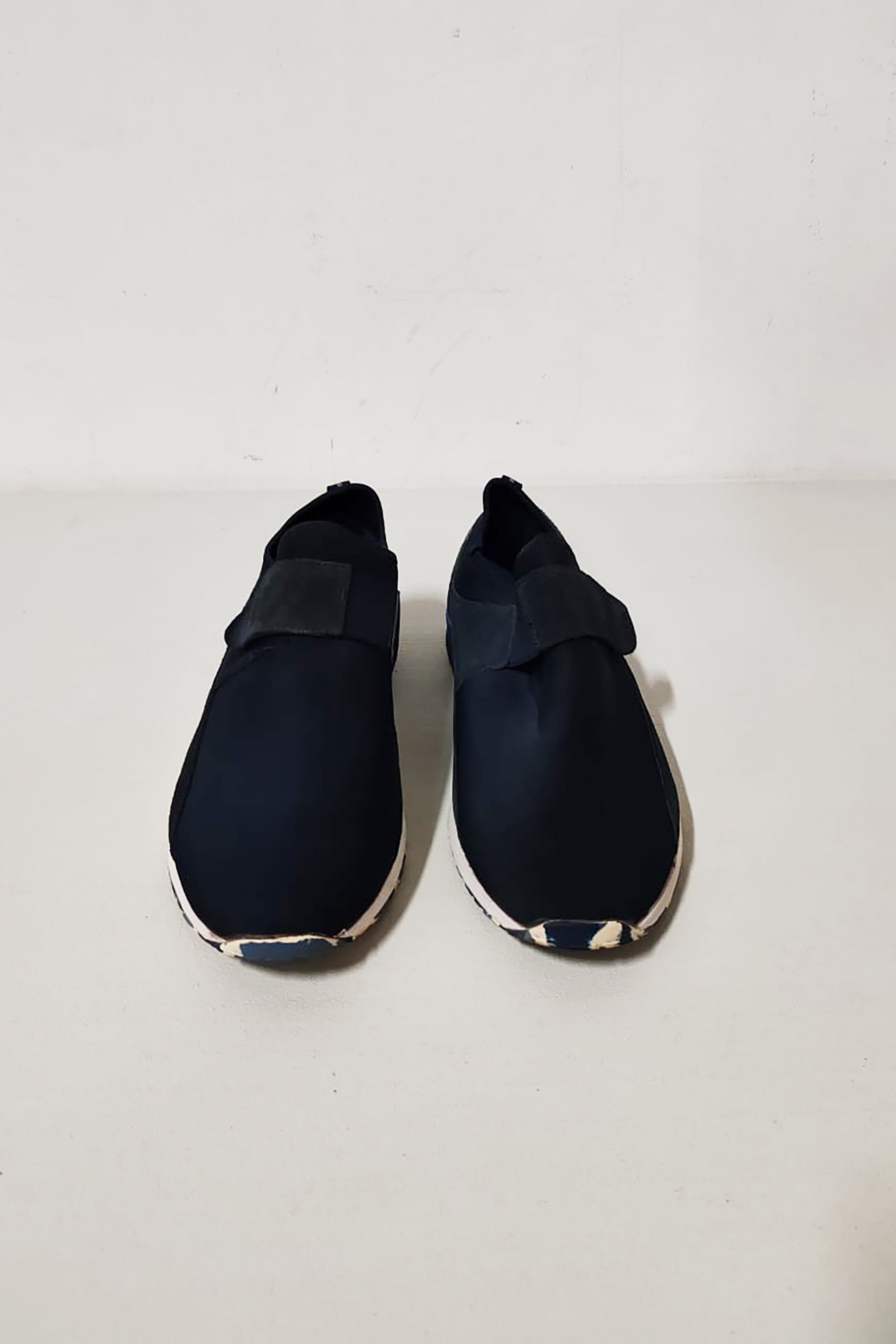 Black Textile Running Shoes for Men