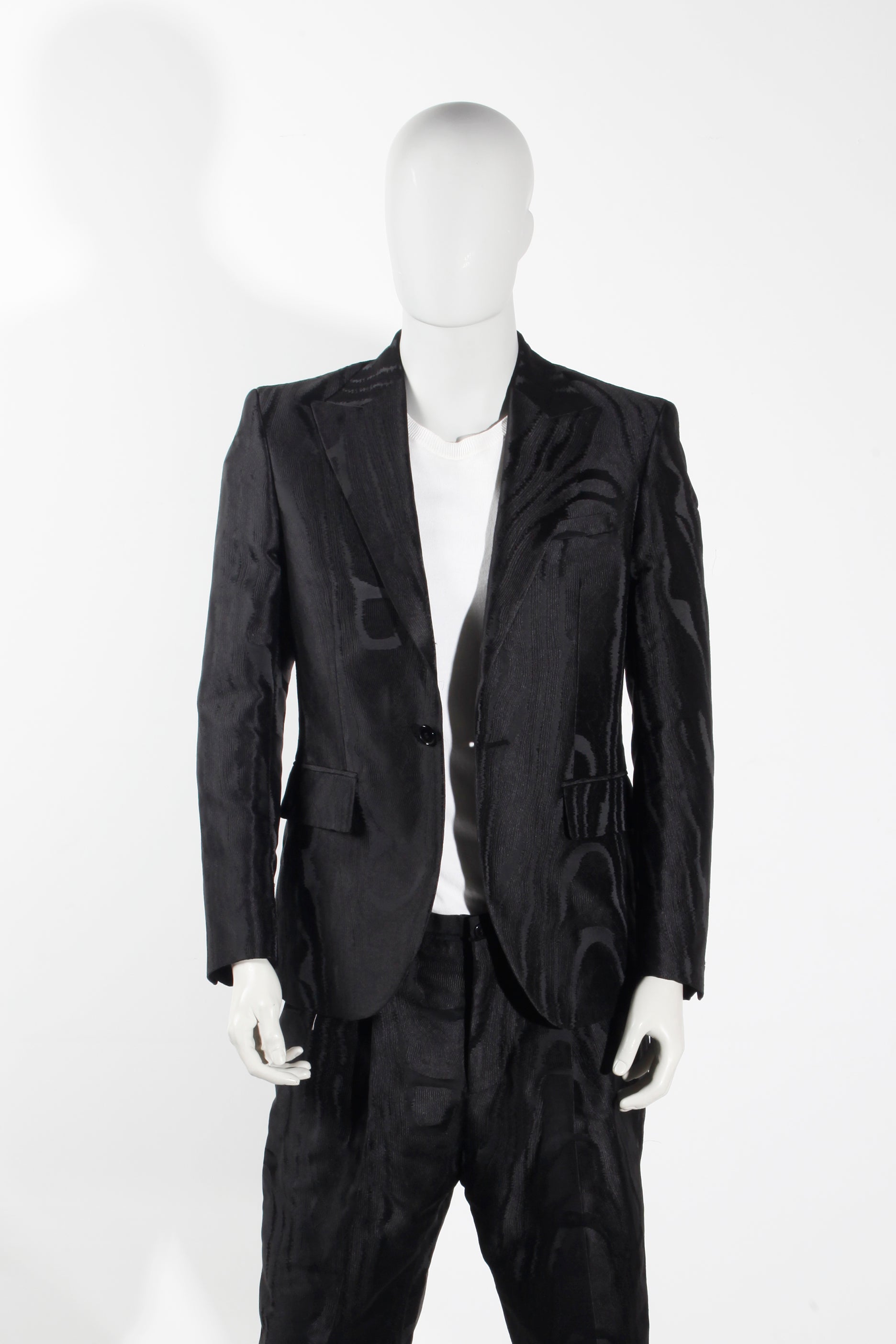 Mens Black  Suit with Short- Black