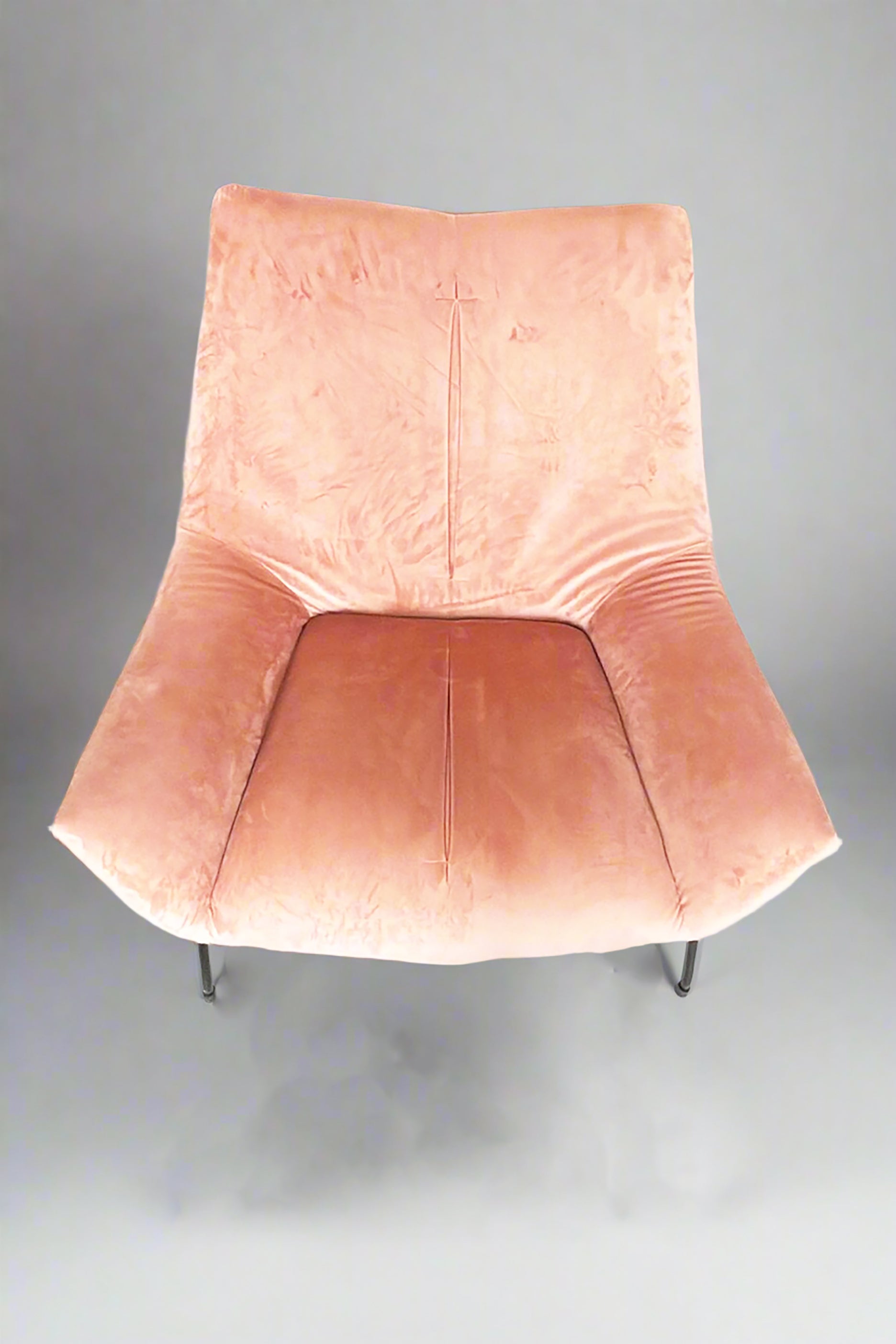 Blush Velvet Accent Chair