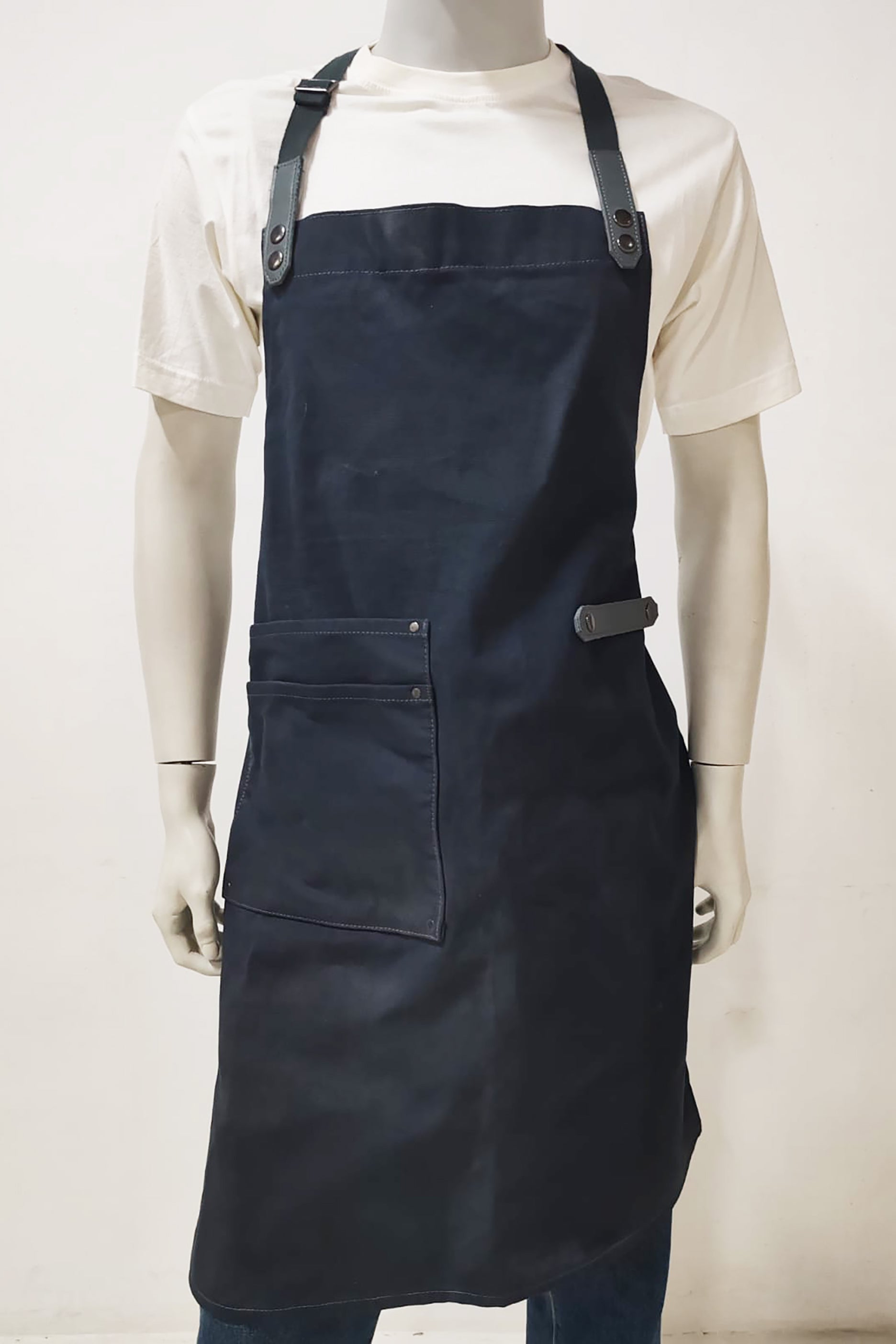 Blue Denim Work Apron