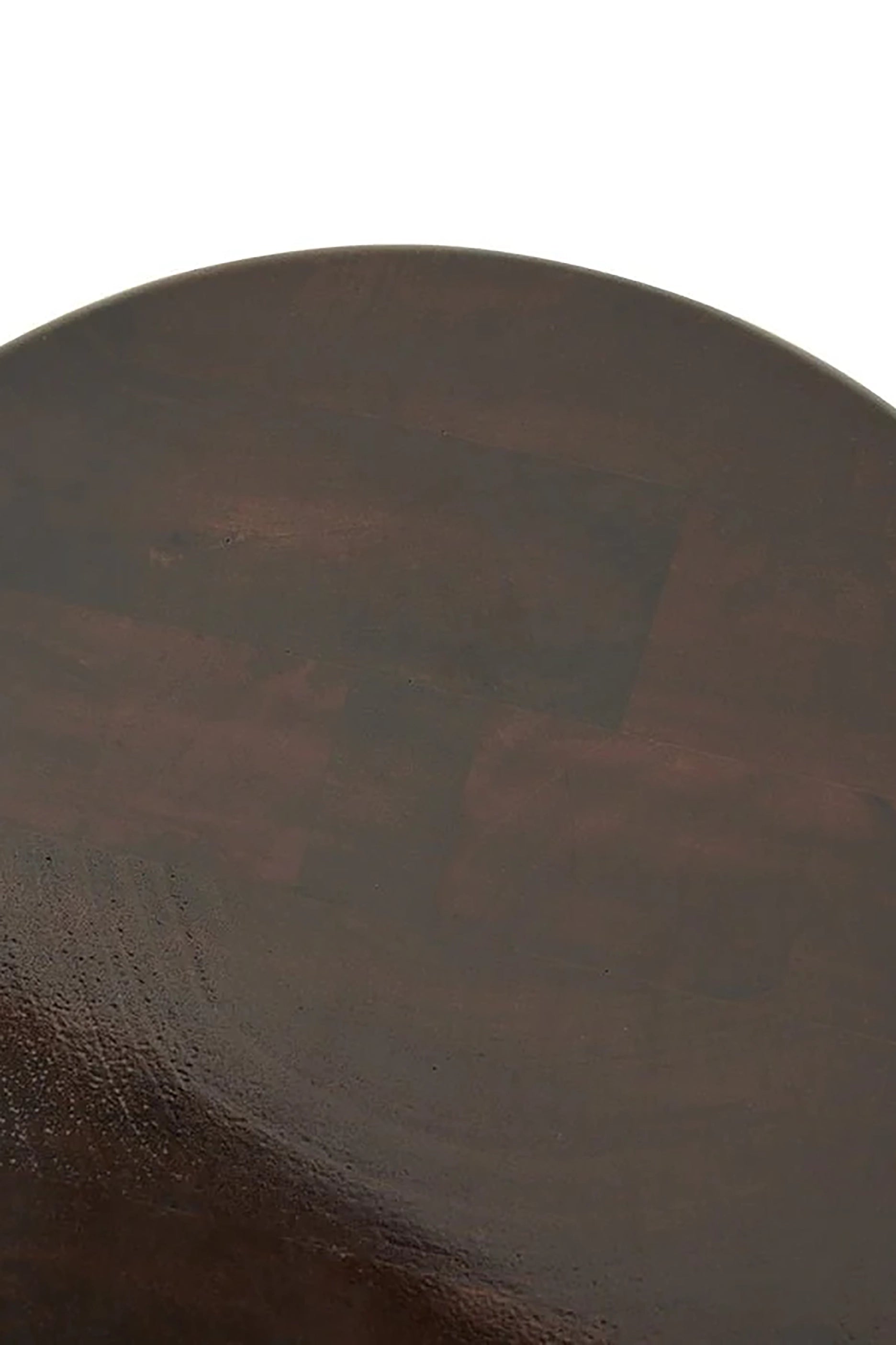 Polished Wood Side Table (33x48cm)