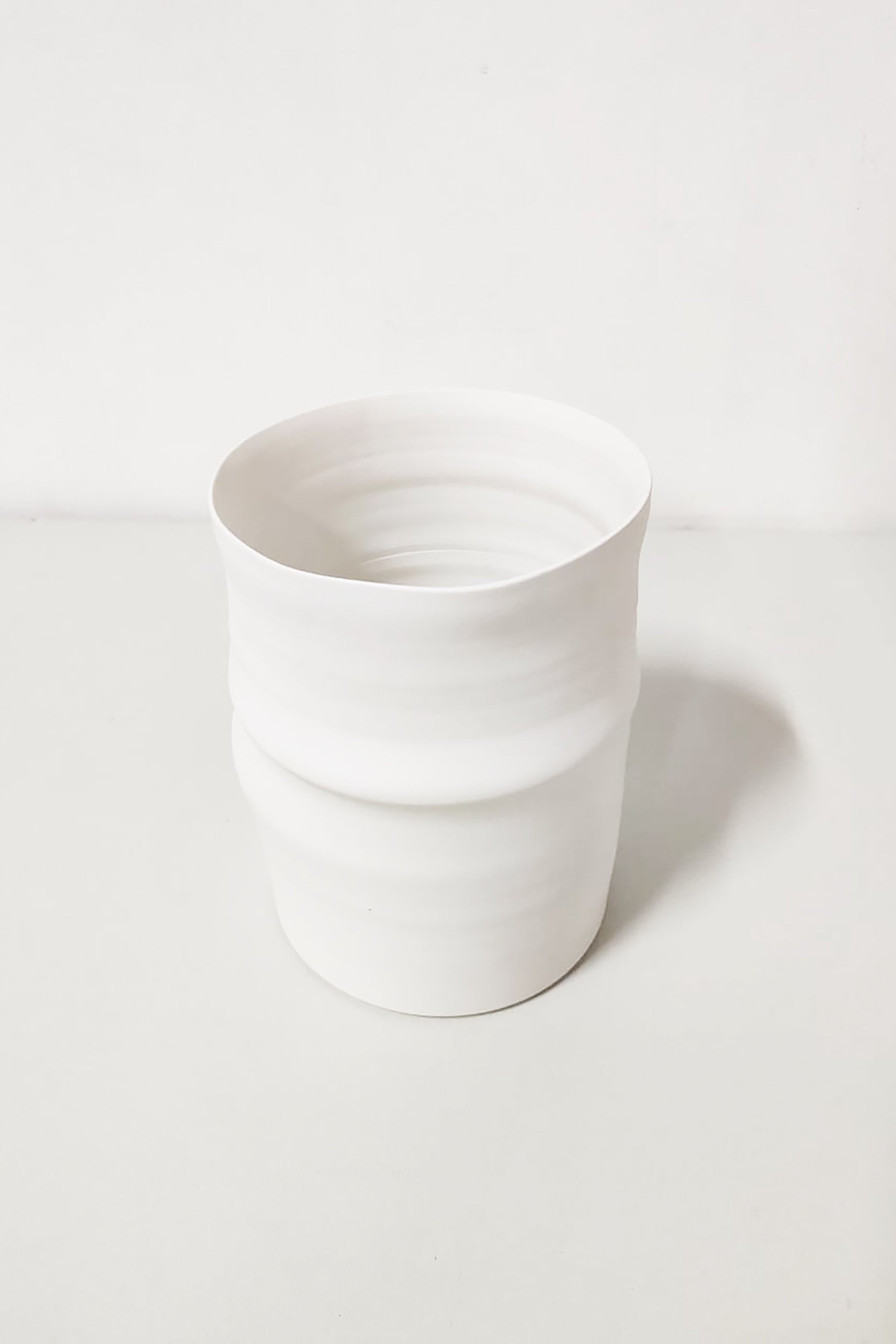 White Designed Vase