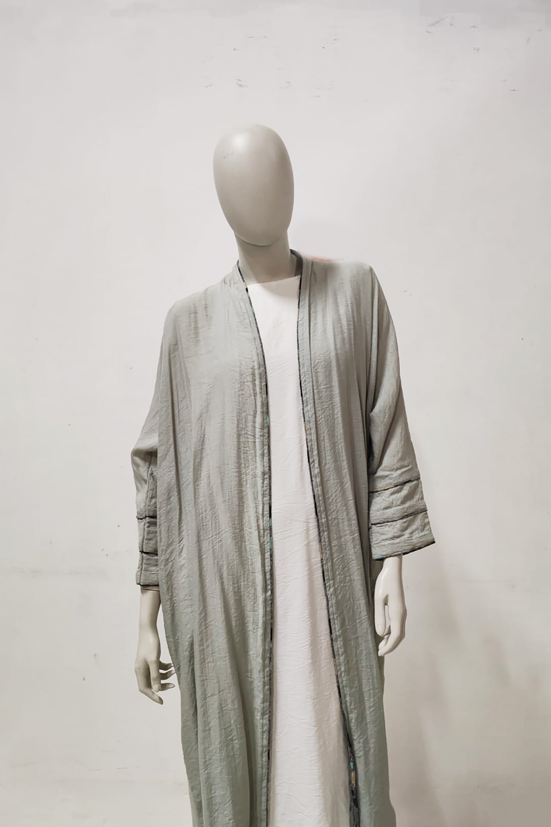 Long Green Mint Abaya