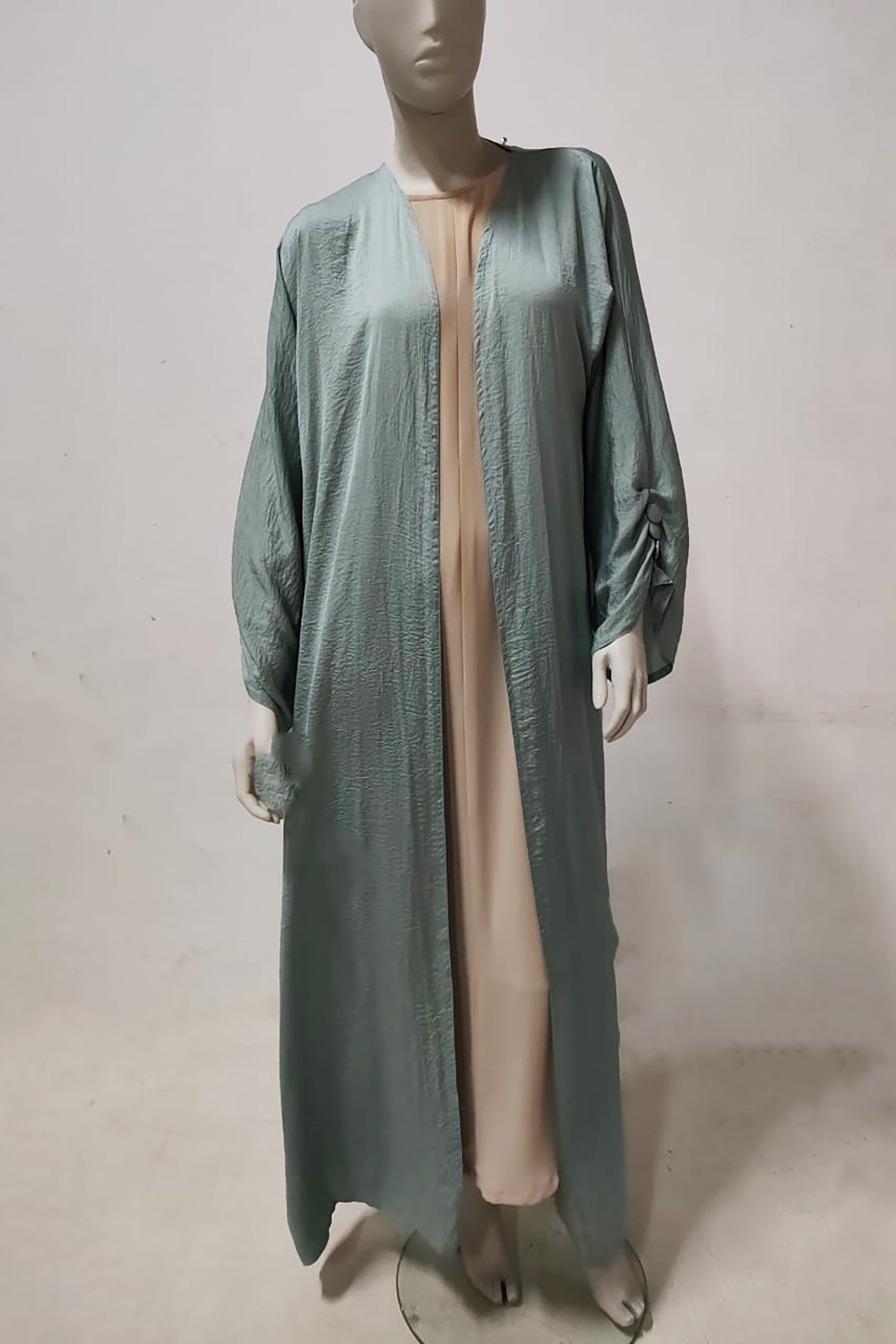 Mint Green Long Abaya