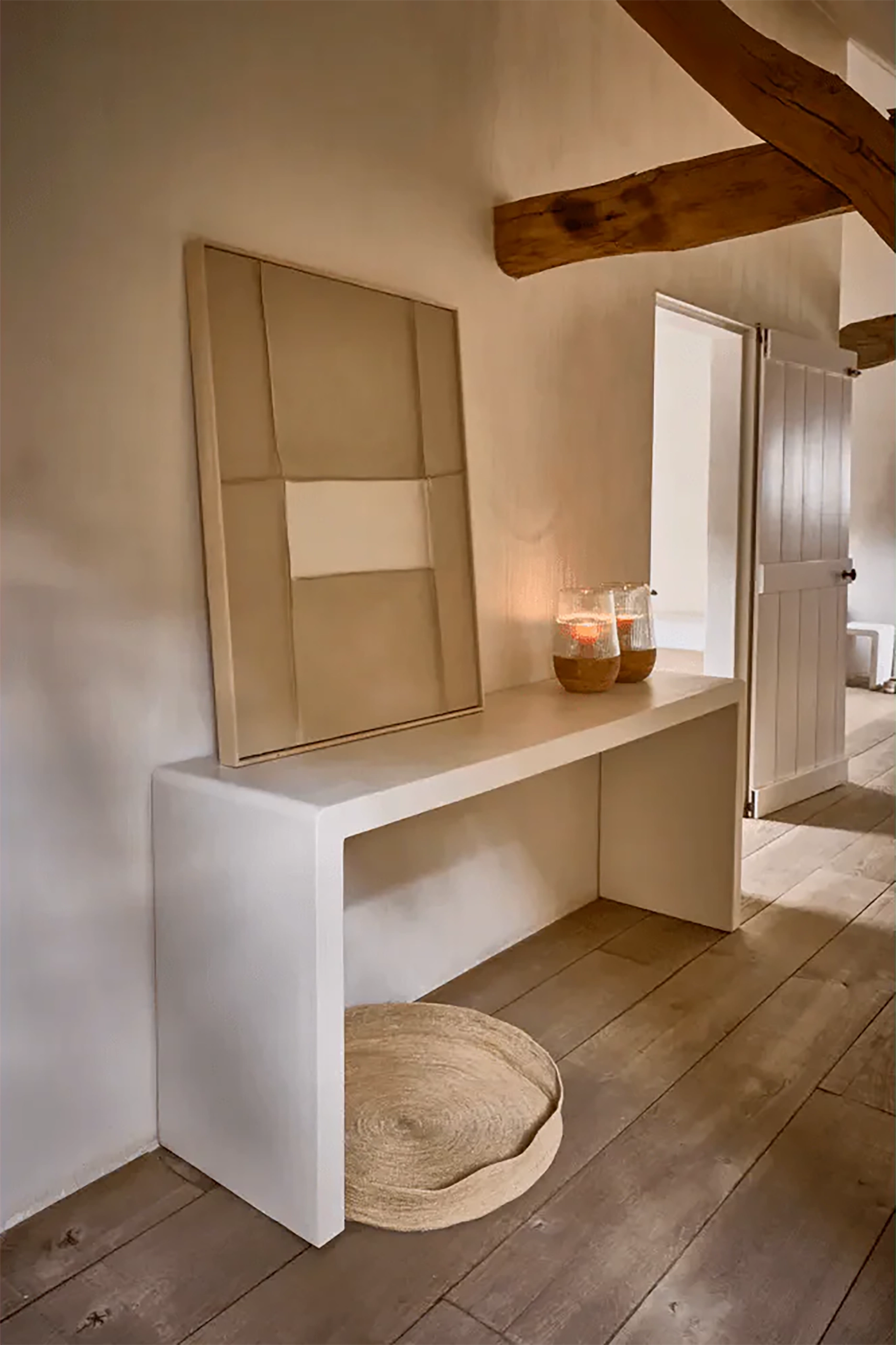 Frame Artwork Blanche- Sand (H100xW80)