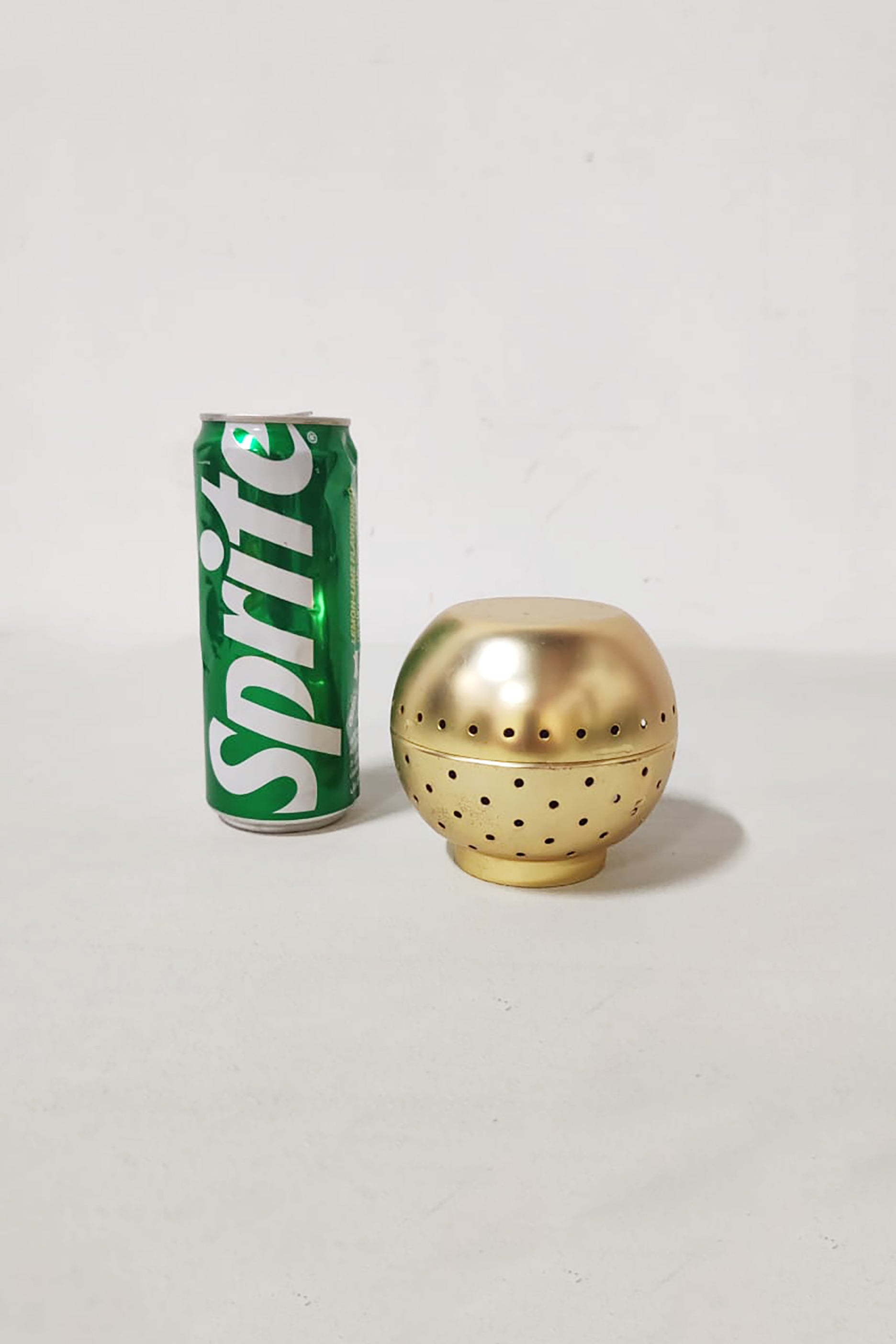 Gold Steel Candle Holder