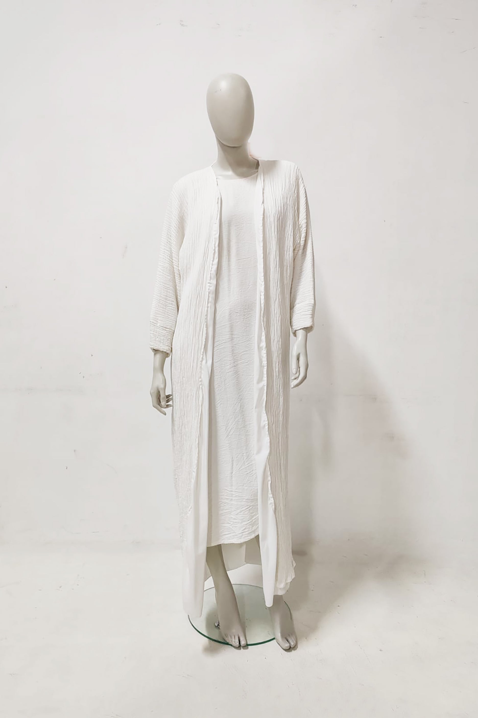 White Long Abaya