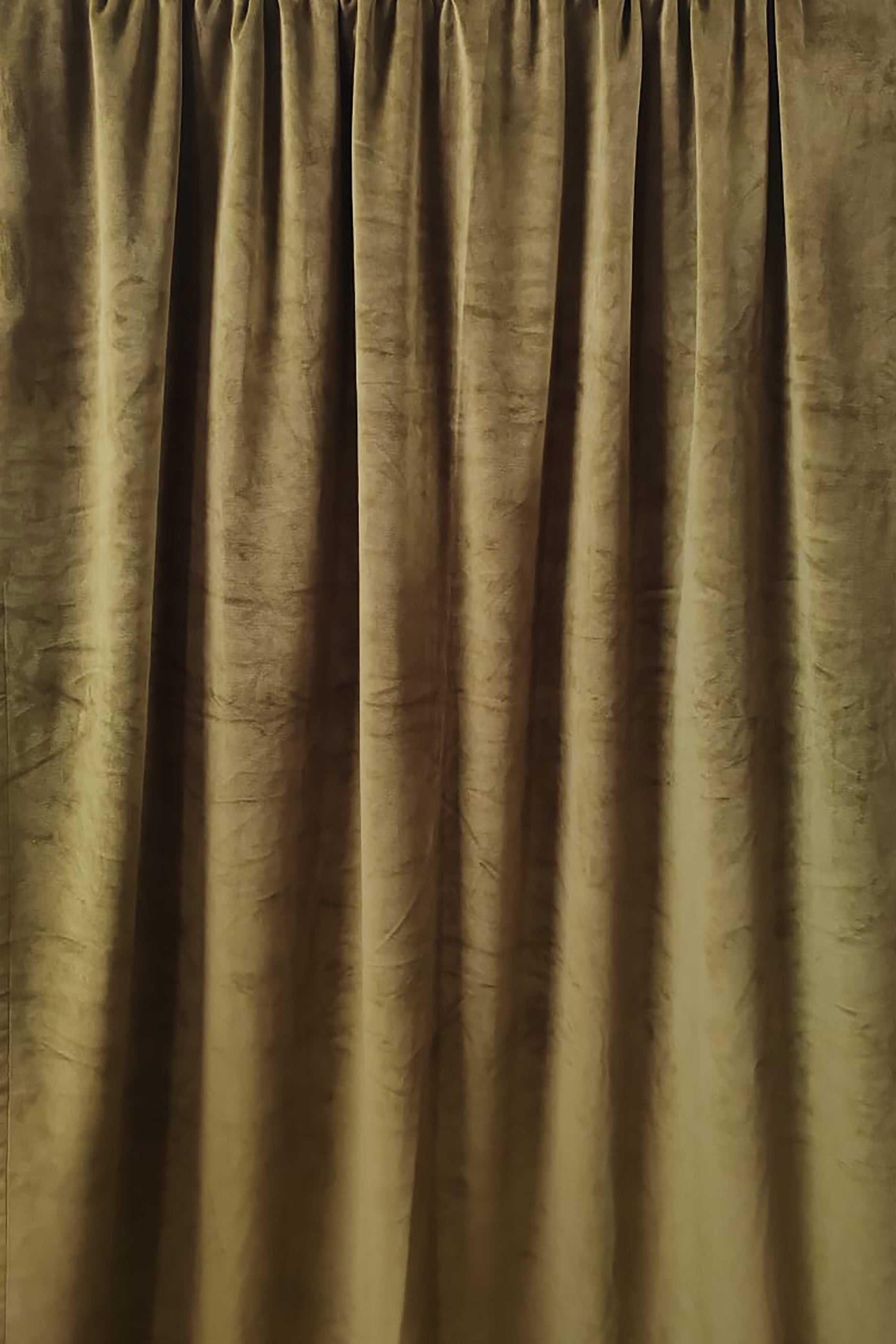 Dark Green Velvet Curtains 1 Pair