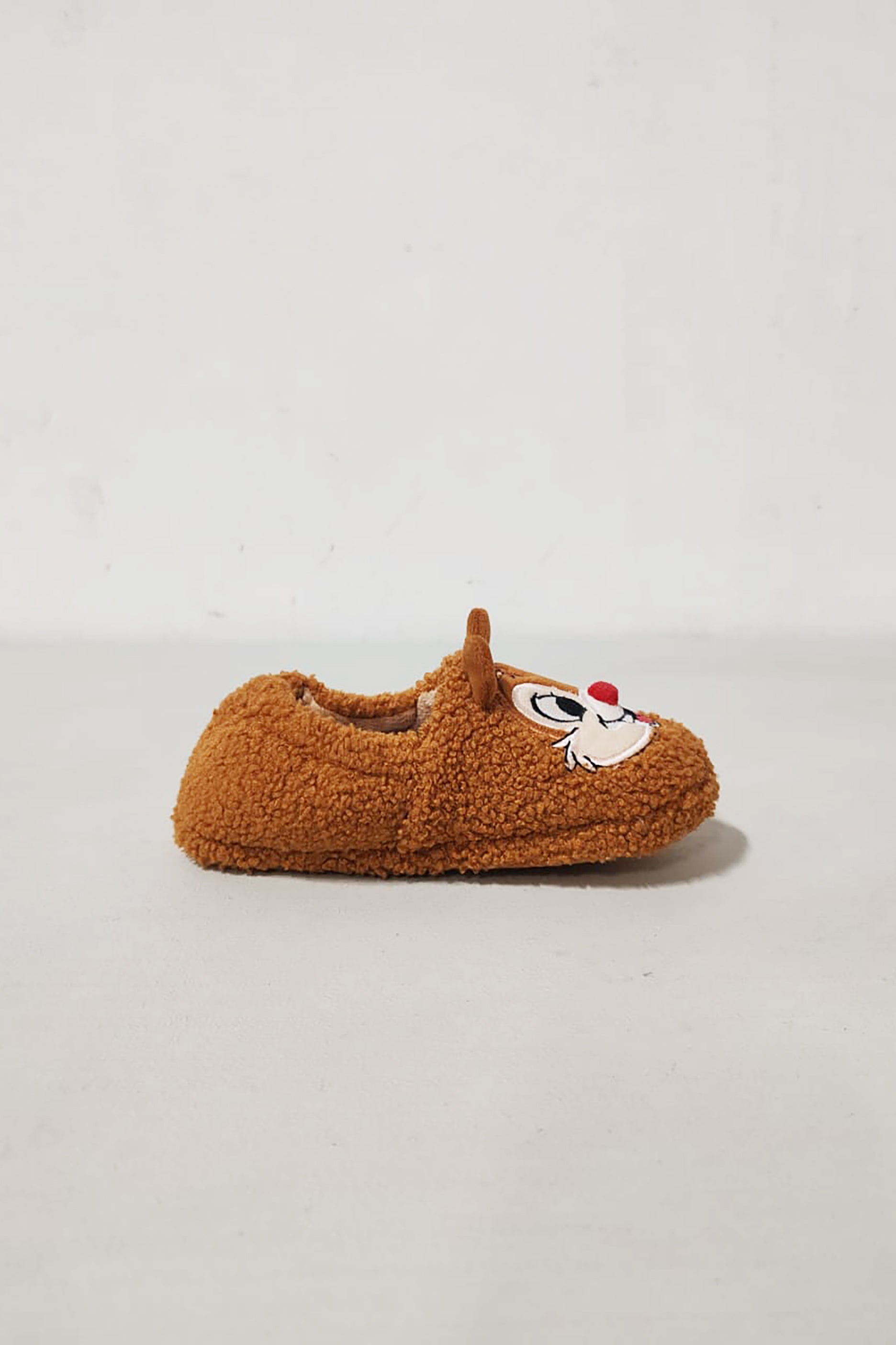 Kids Plush Fluppy Slippers (Brown)
