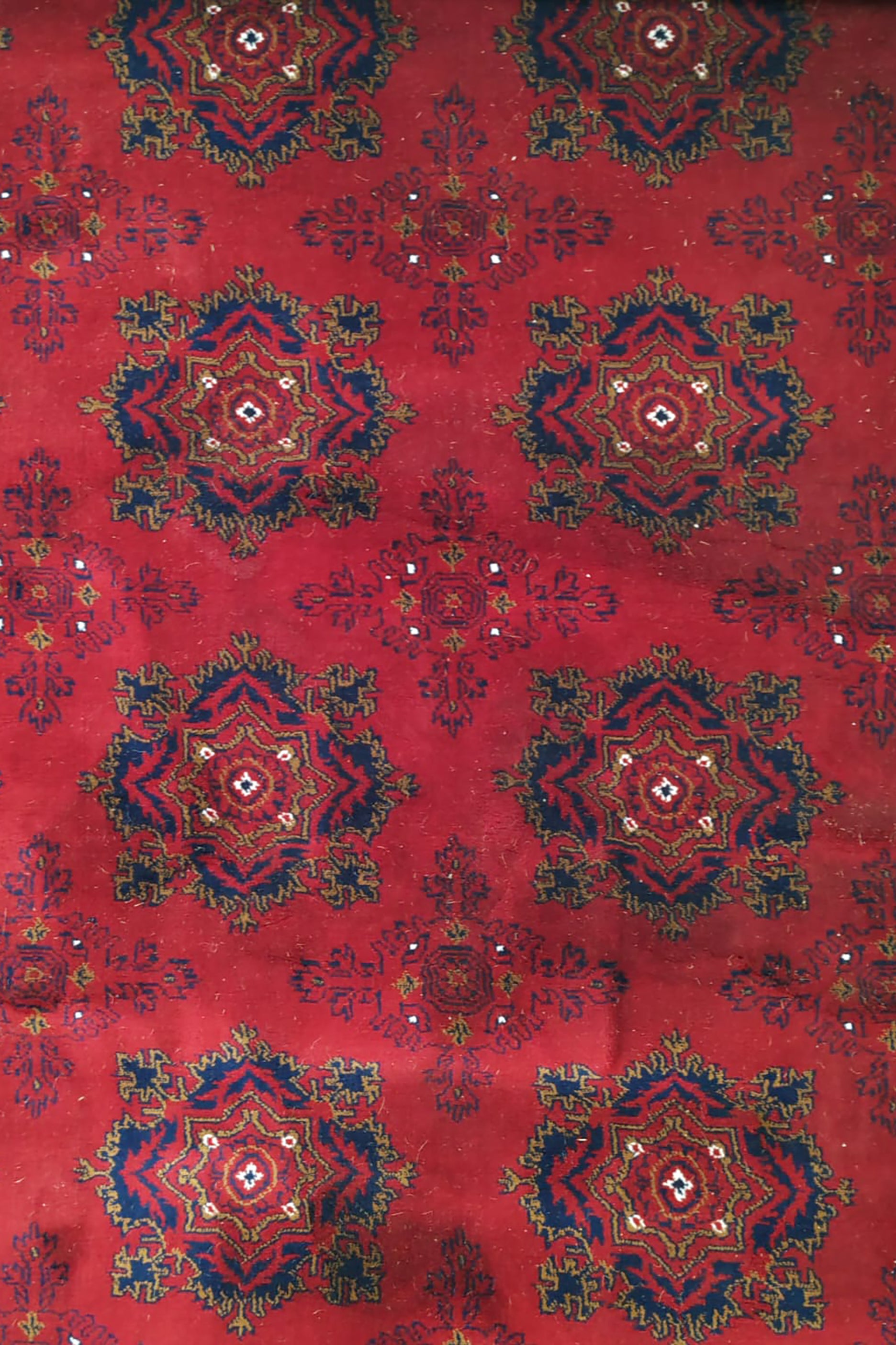 Classic Dark Red Turkish Rug (200x290cm)