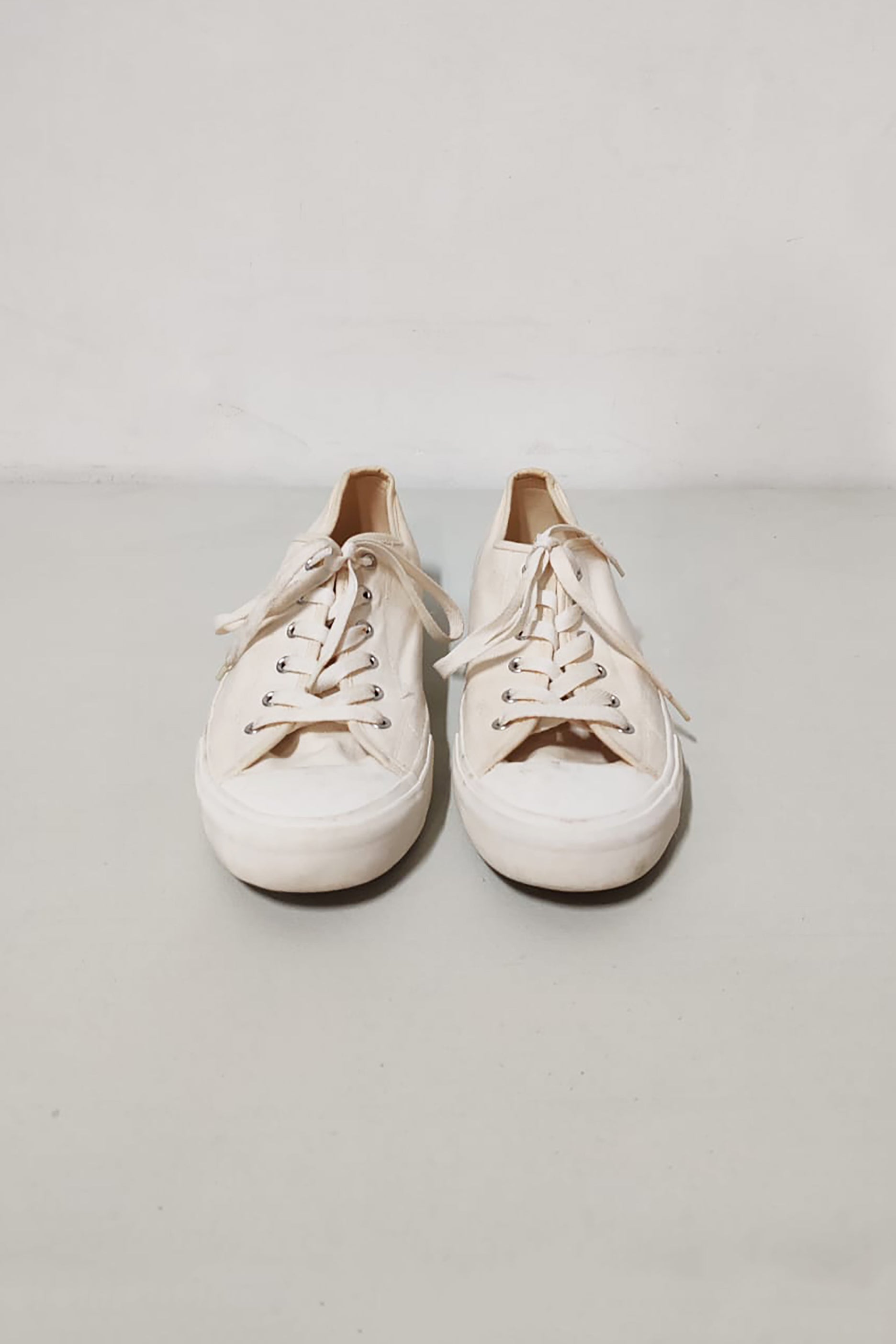 White Canvas Sneakers
