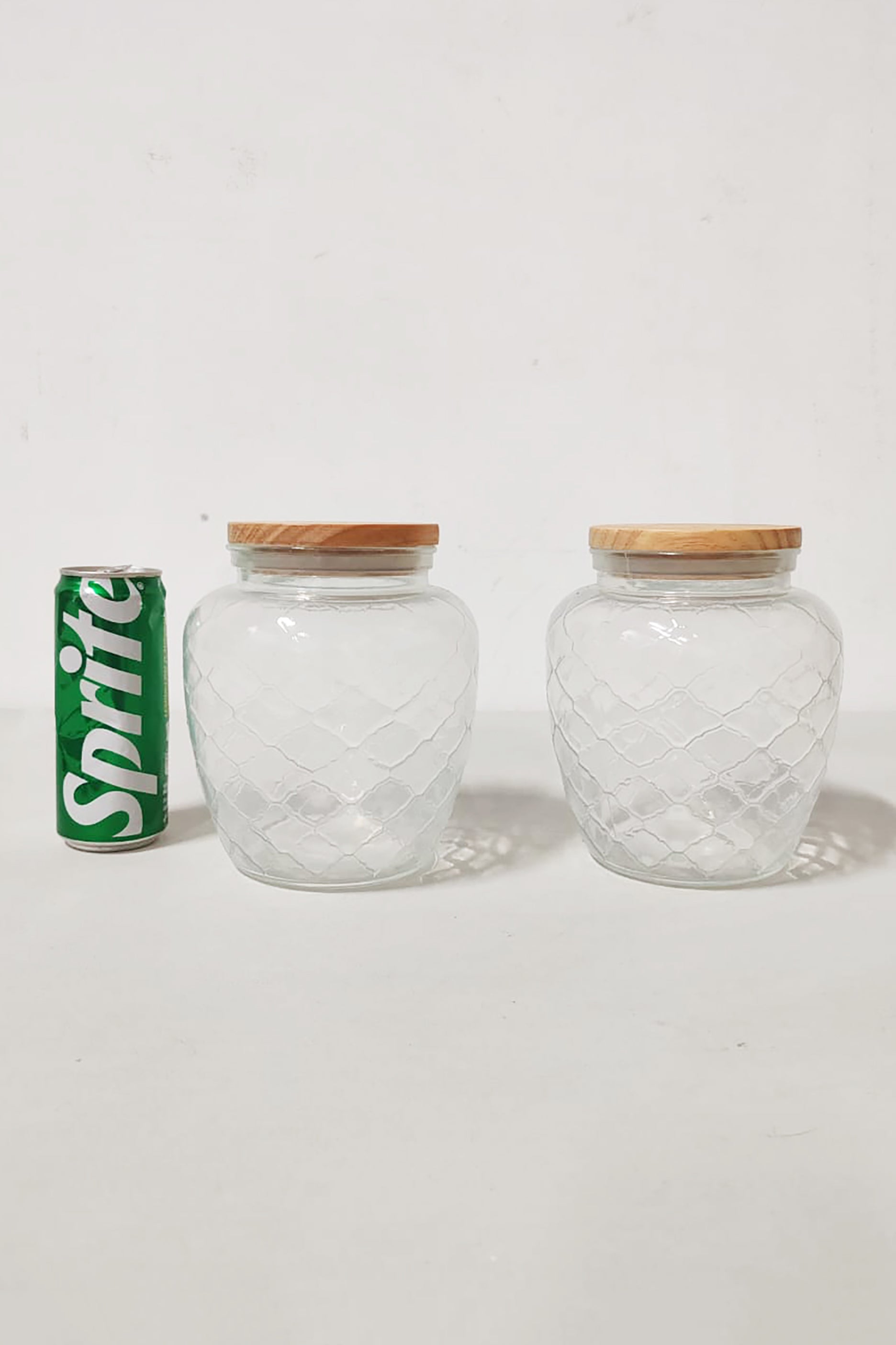 Glass Canister with Lid Set