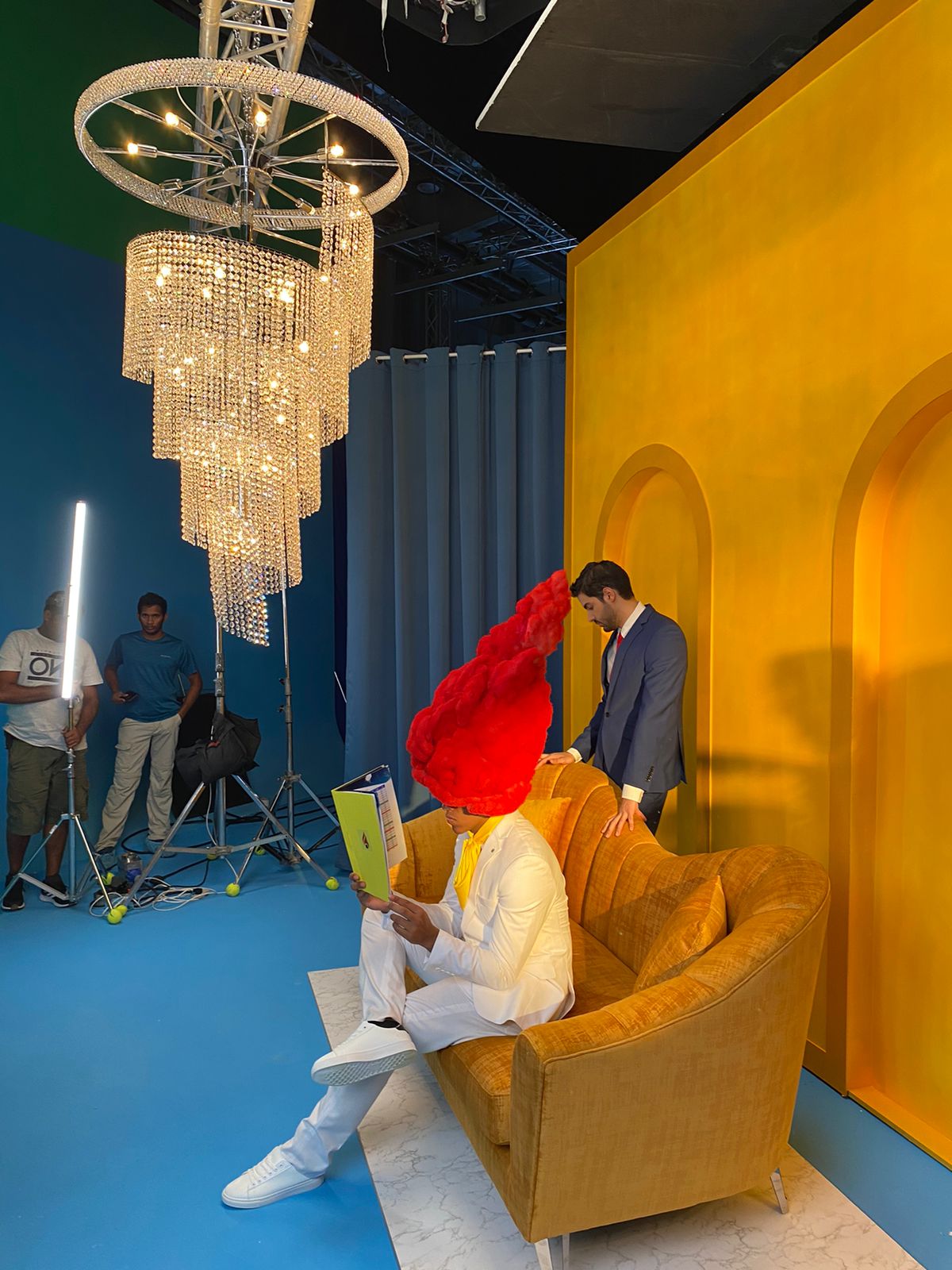 Large Crystal Chandelier