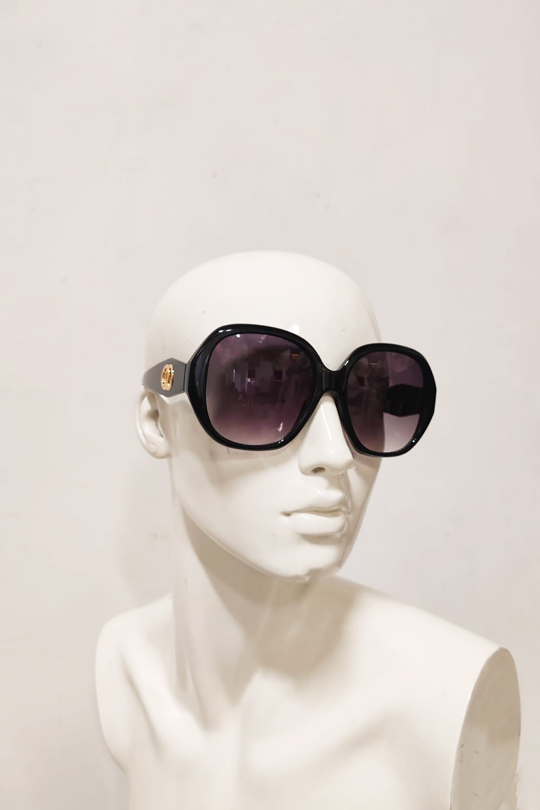 Oversized Black Sunglasses